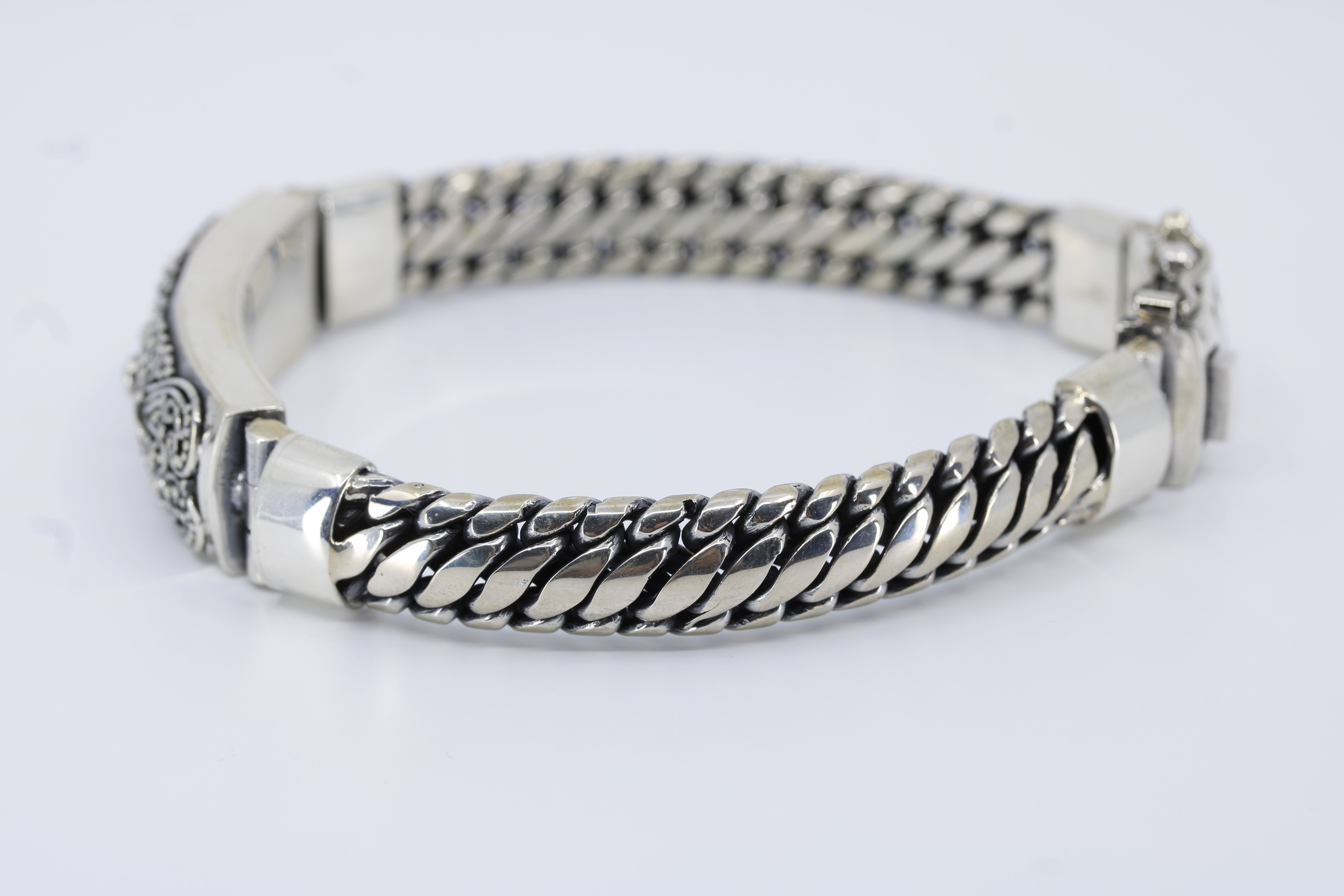Casa Bali Woven Chain Bar Bracelet
