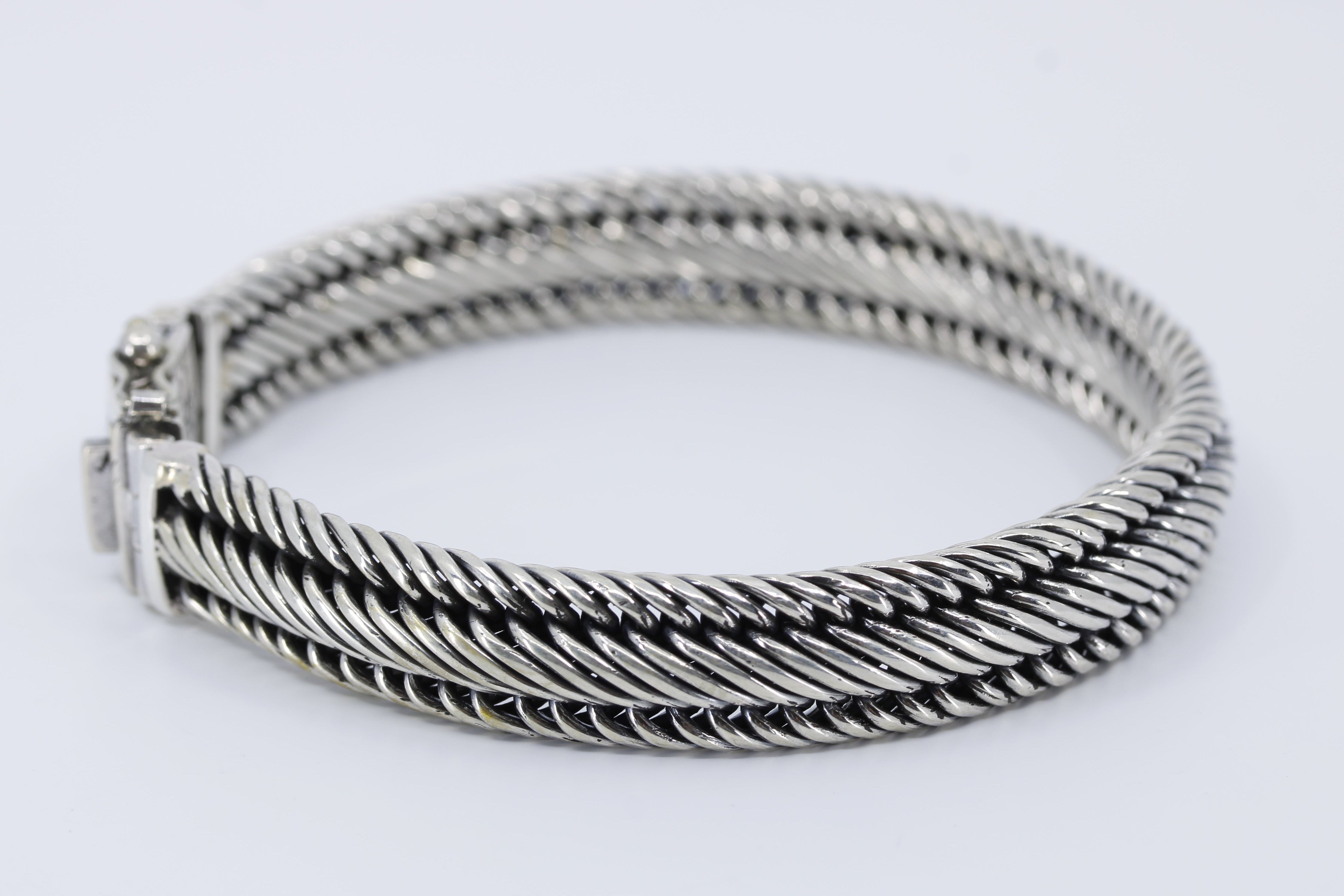 DALILA  Braided Wheat Link Bracelet