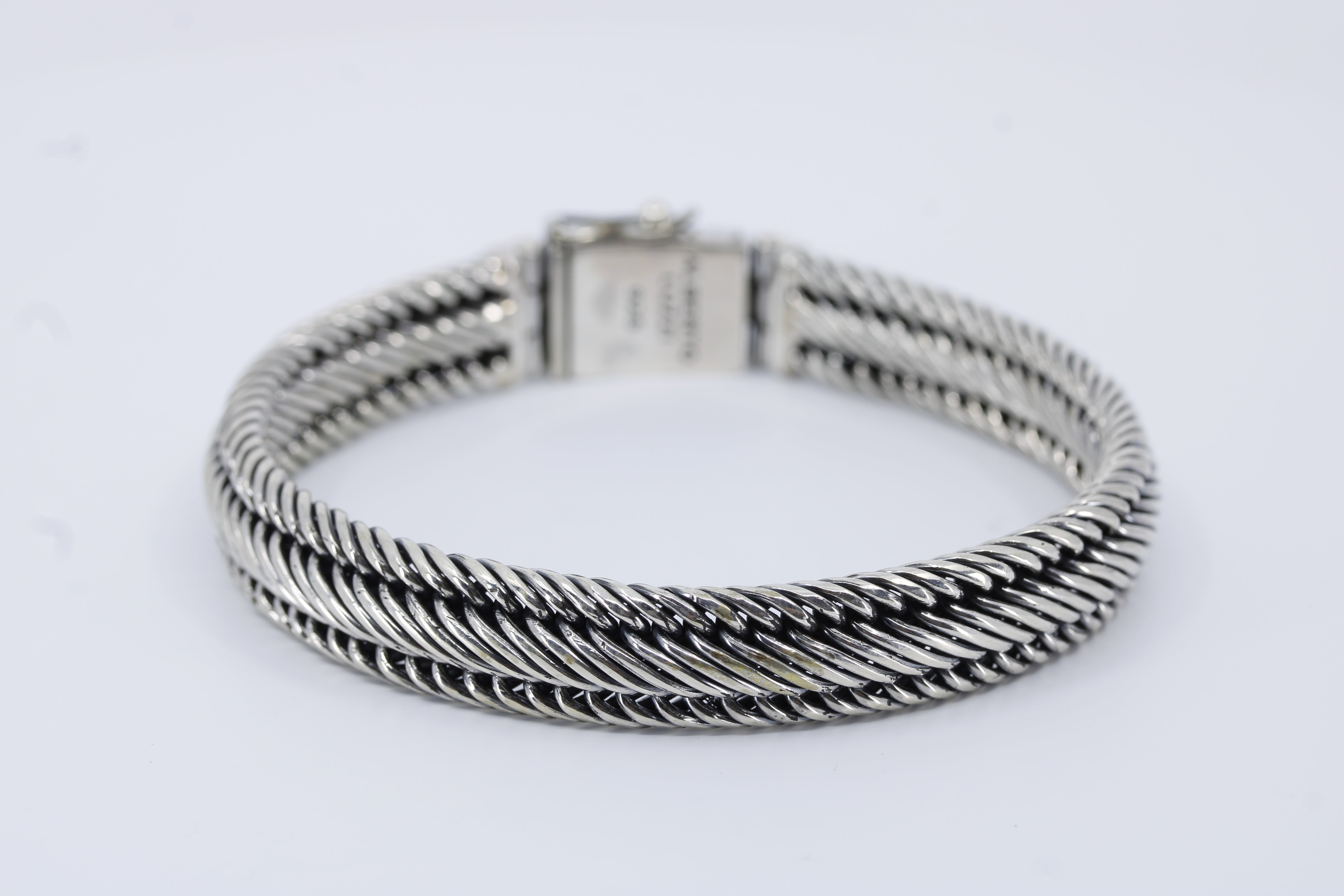 Casa Bali Braided Wheat Link Bracelet