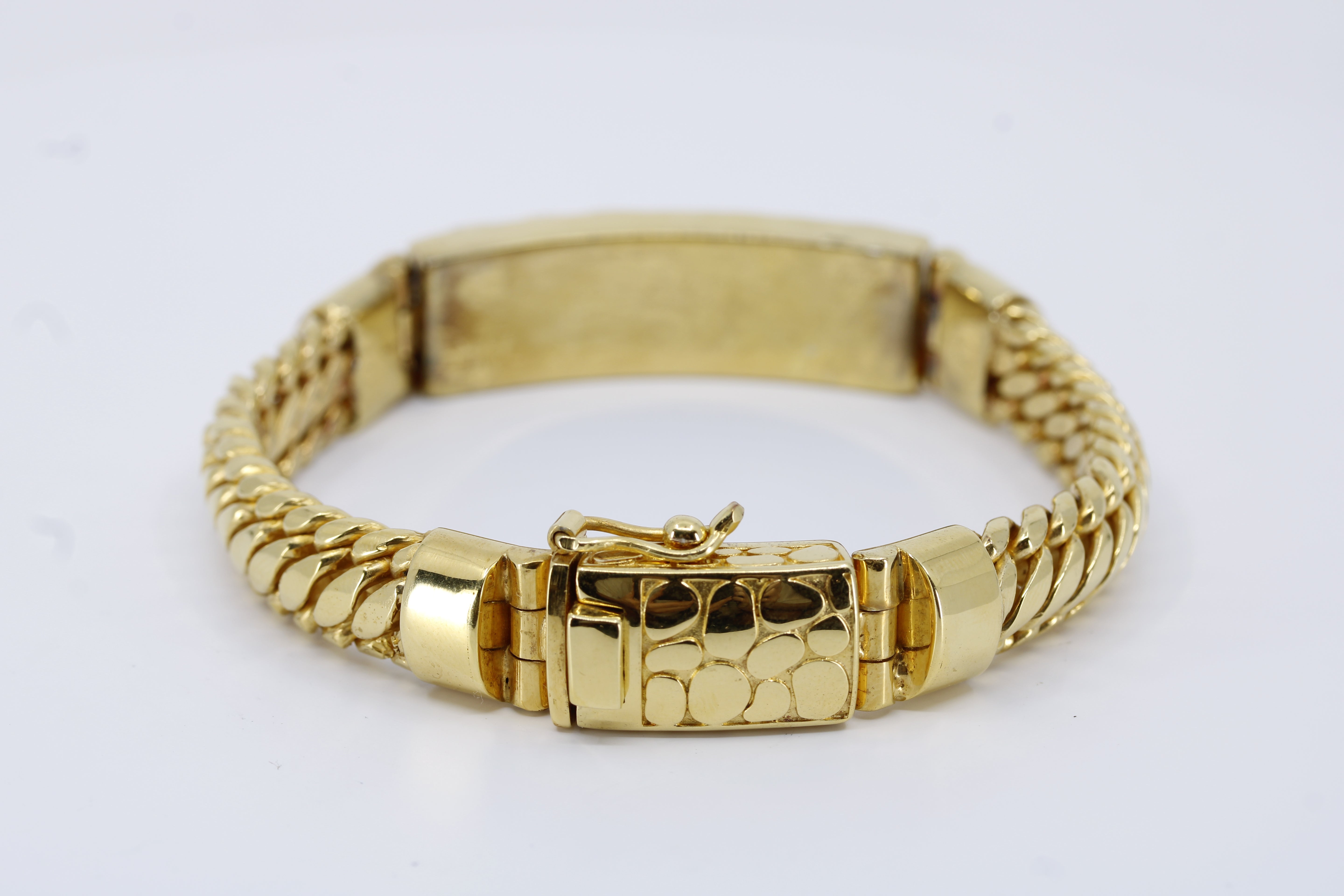 Casa Bali 18K Gold Vermeil Woven Chain Bar Bracelet
