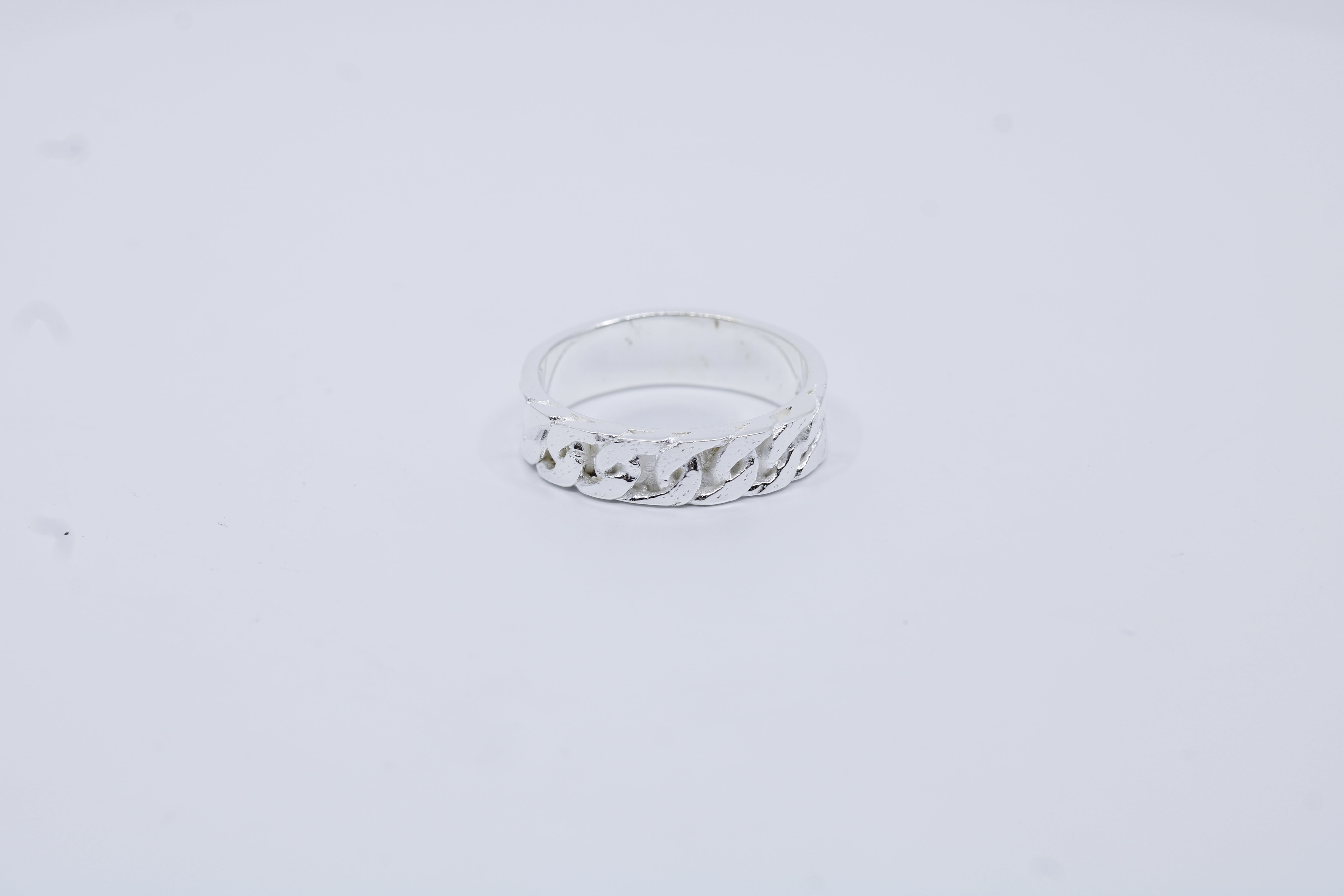 AL CANAL Curb Link Band Ring