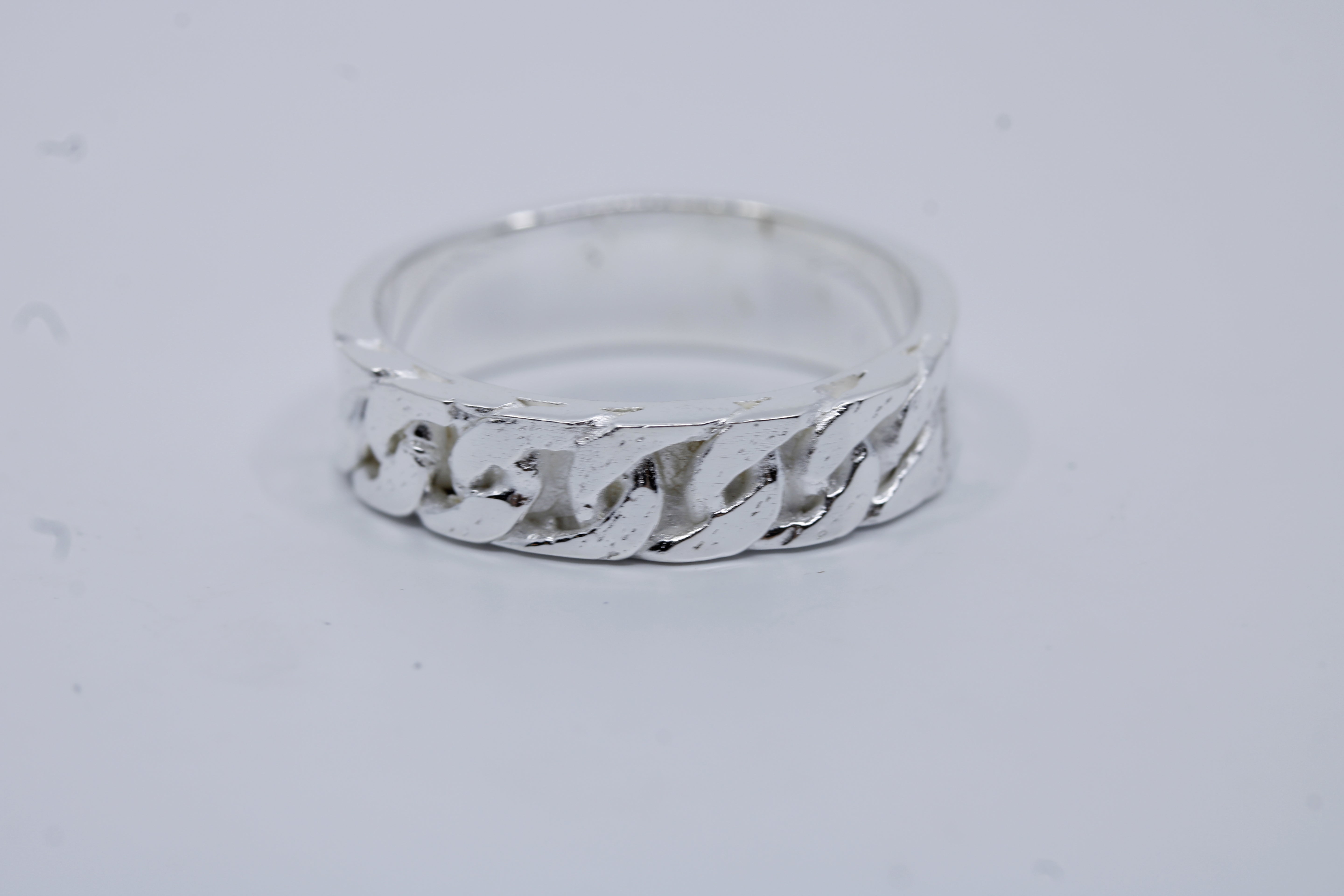 AL CANAL Curb Link Band Ring