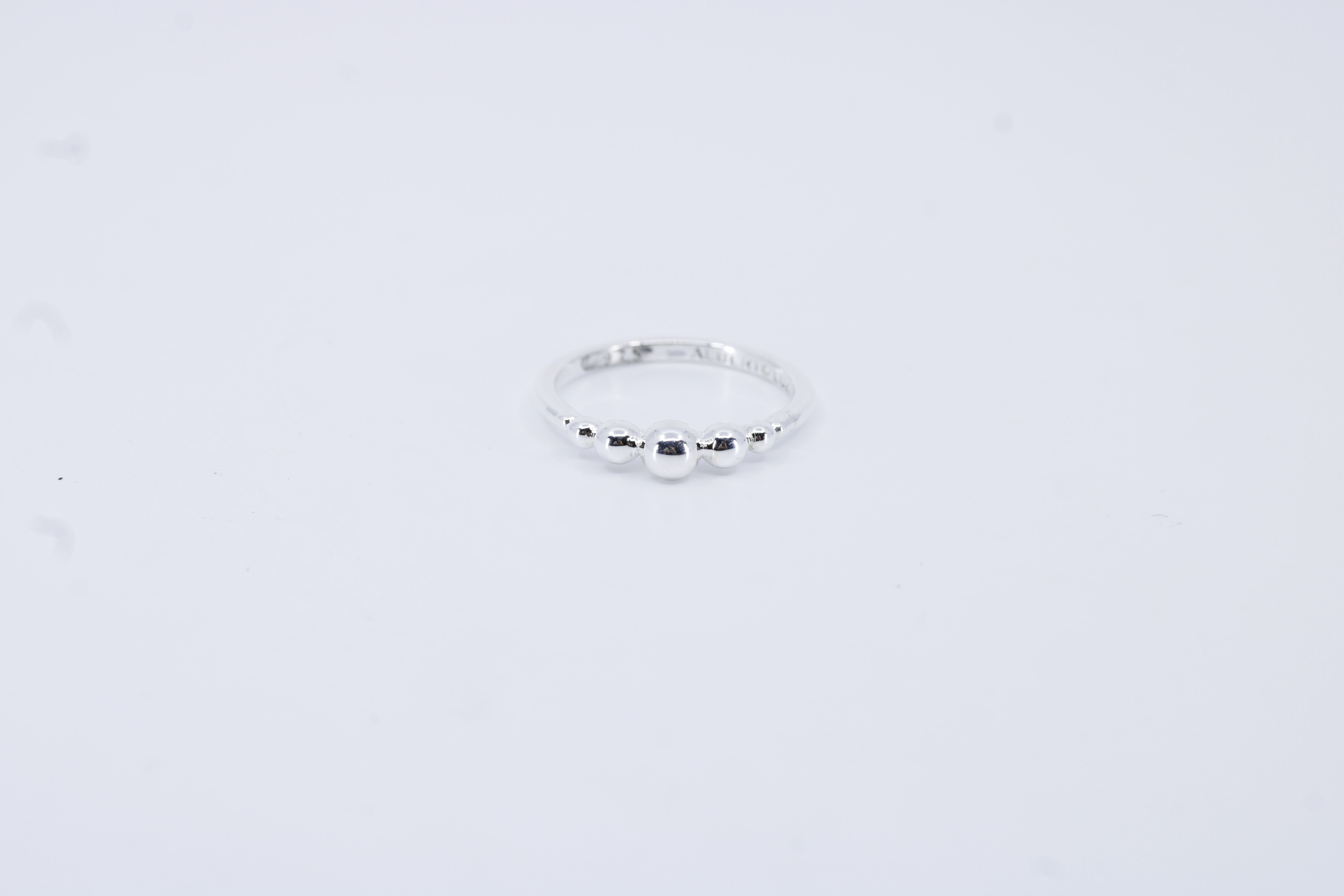Linea Beaded Band Ring