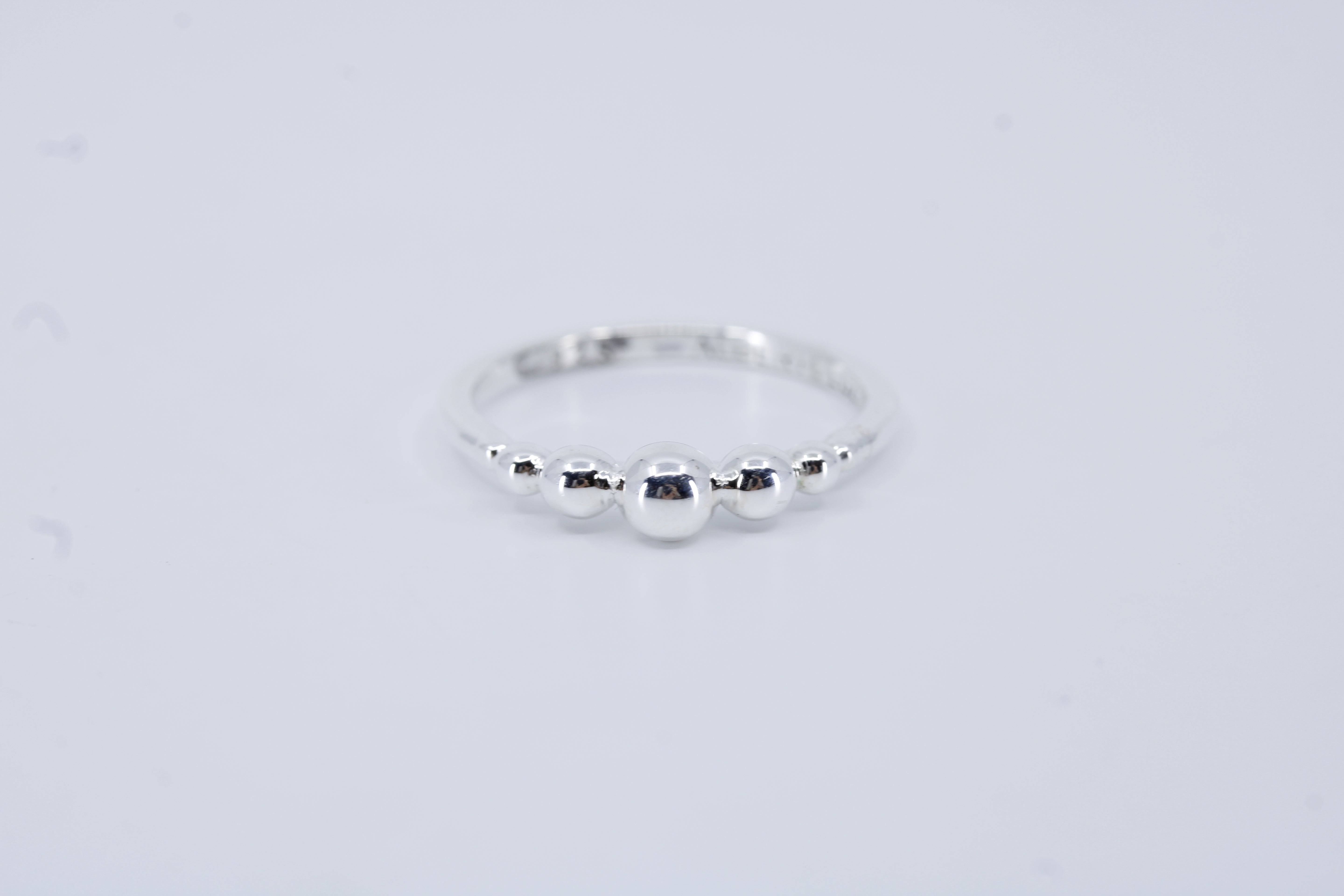 Linea Beaded Band Ring