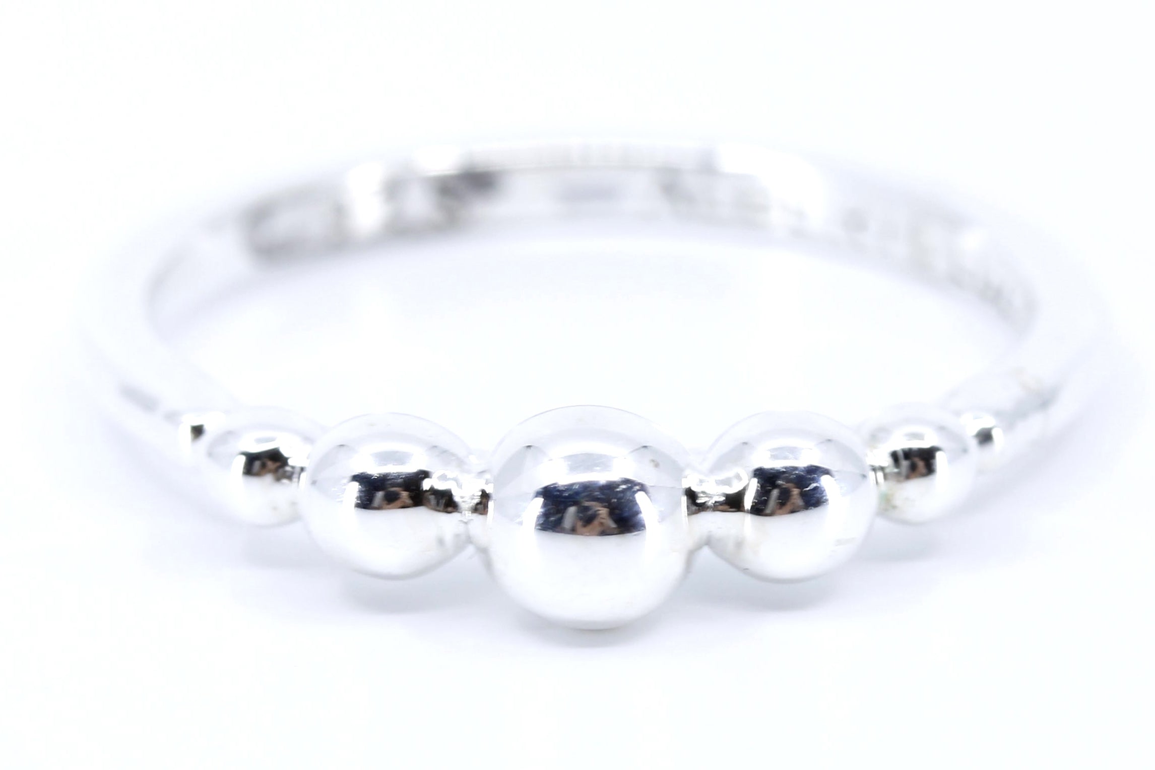 ASCENT  Beaded Band Ring