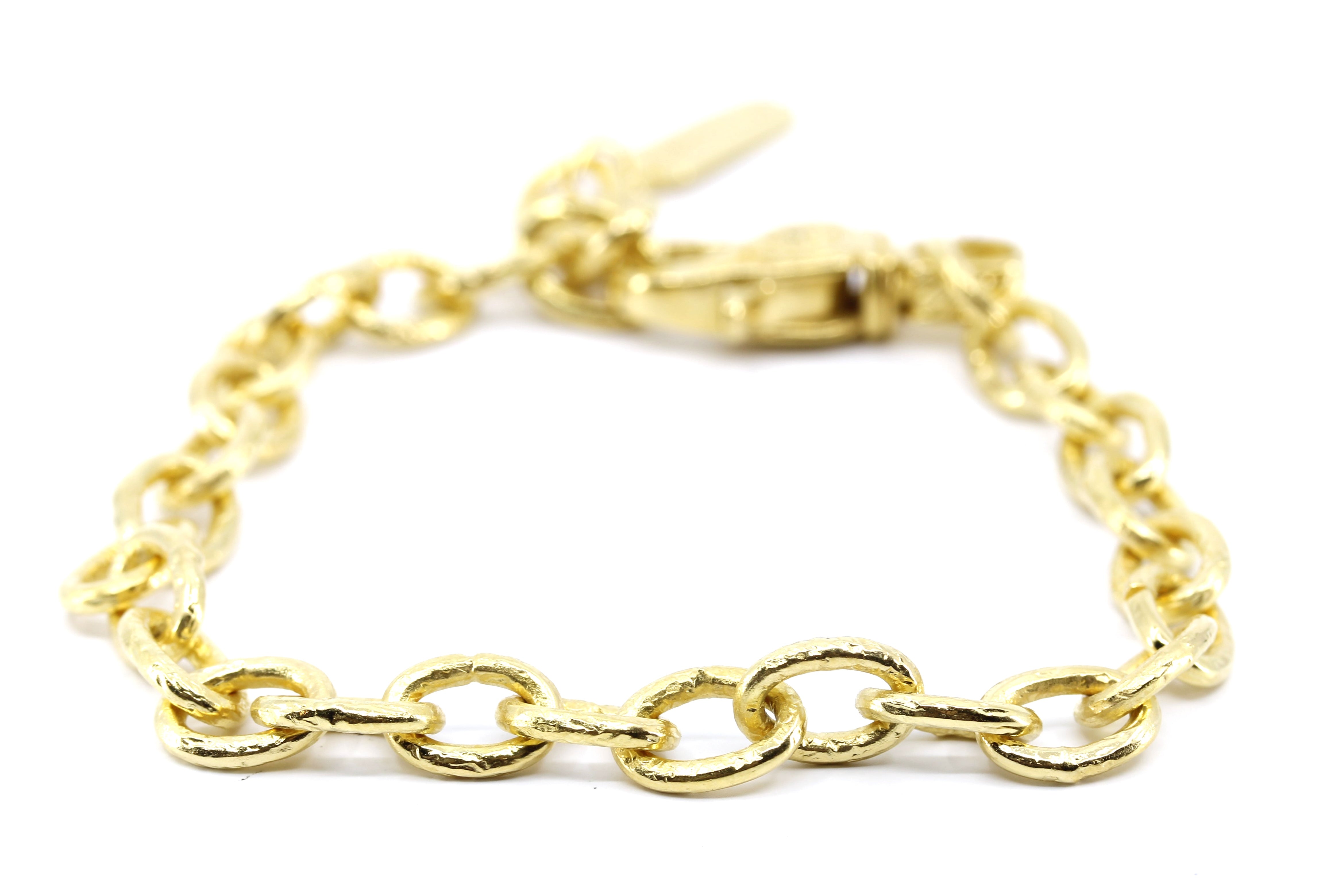 ZENITH 18K Gold Vermeil Chain Link Bracelet