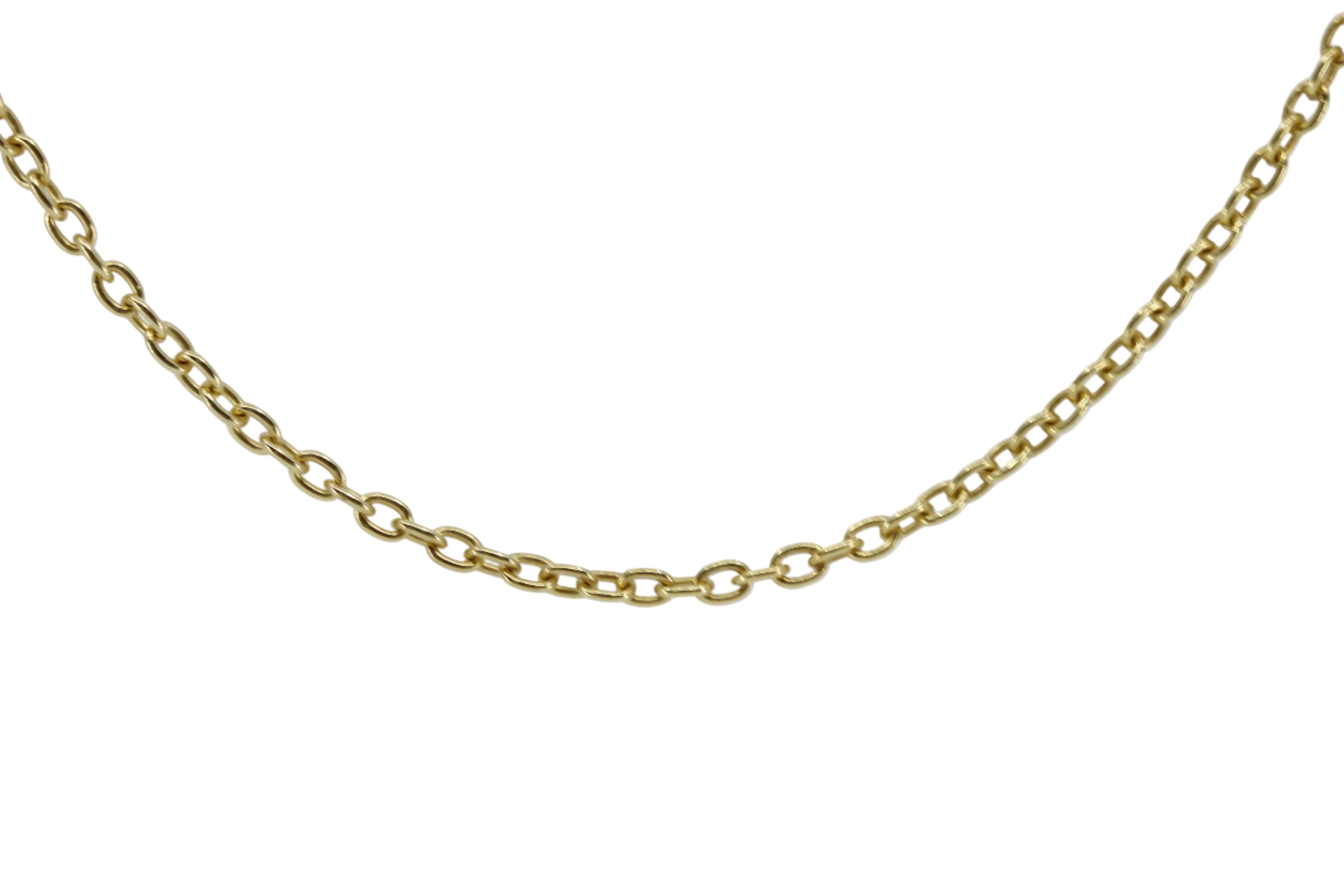 ESSENZA 18K Gold Vermeil Fine Cable Chain Necklace