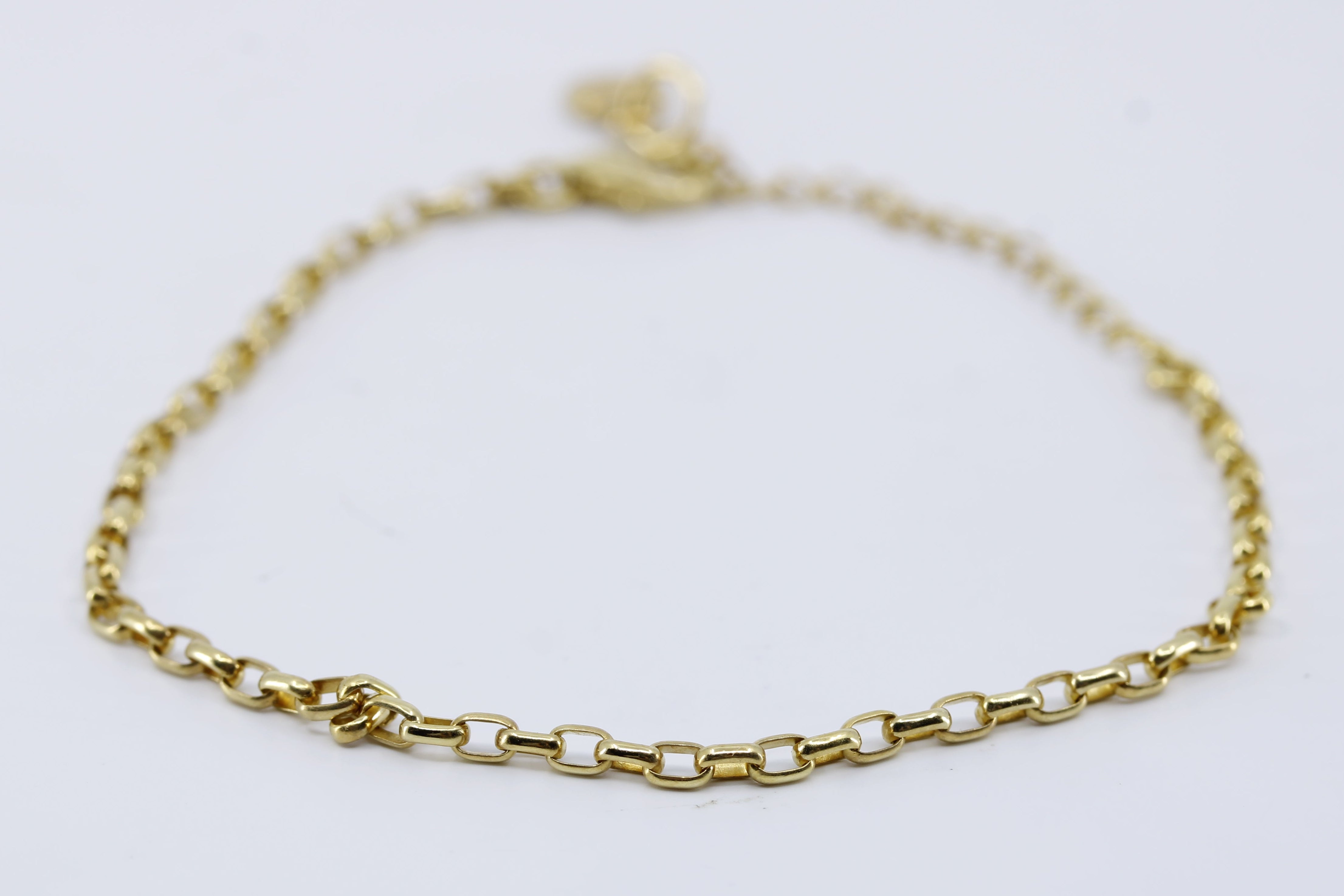 ESSENZA 18K Gold Vermeil Cable Chain Bracelet