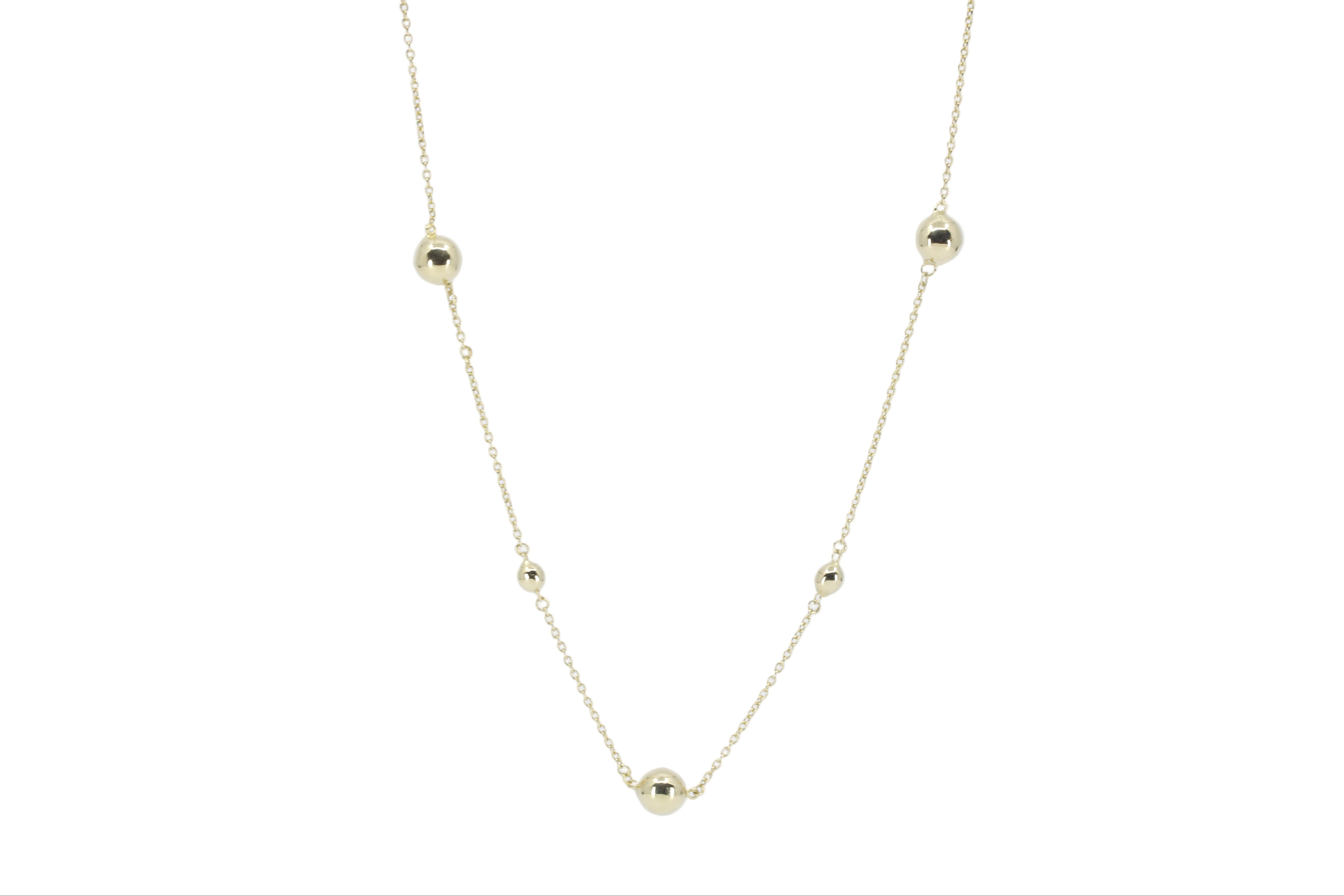 CELESTIA 18K Gold Vermeil Long Station Necklace