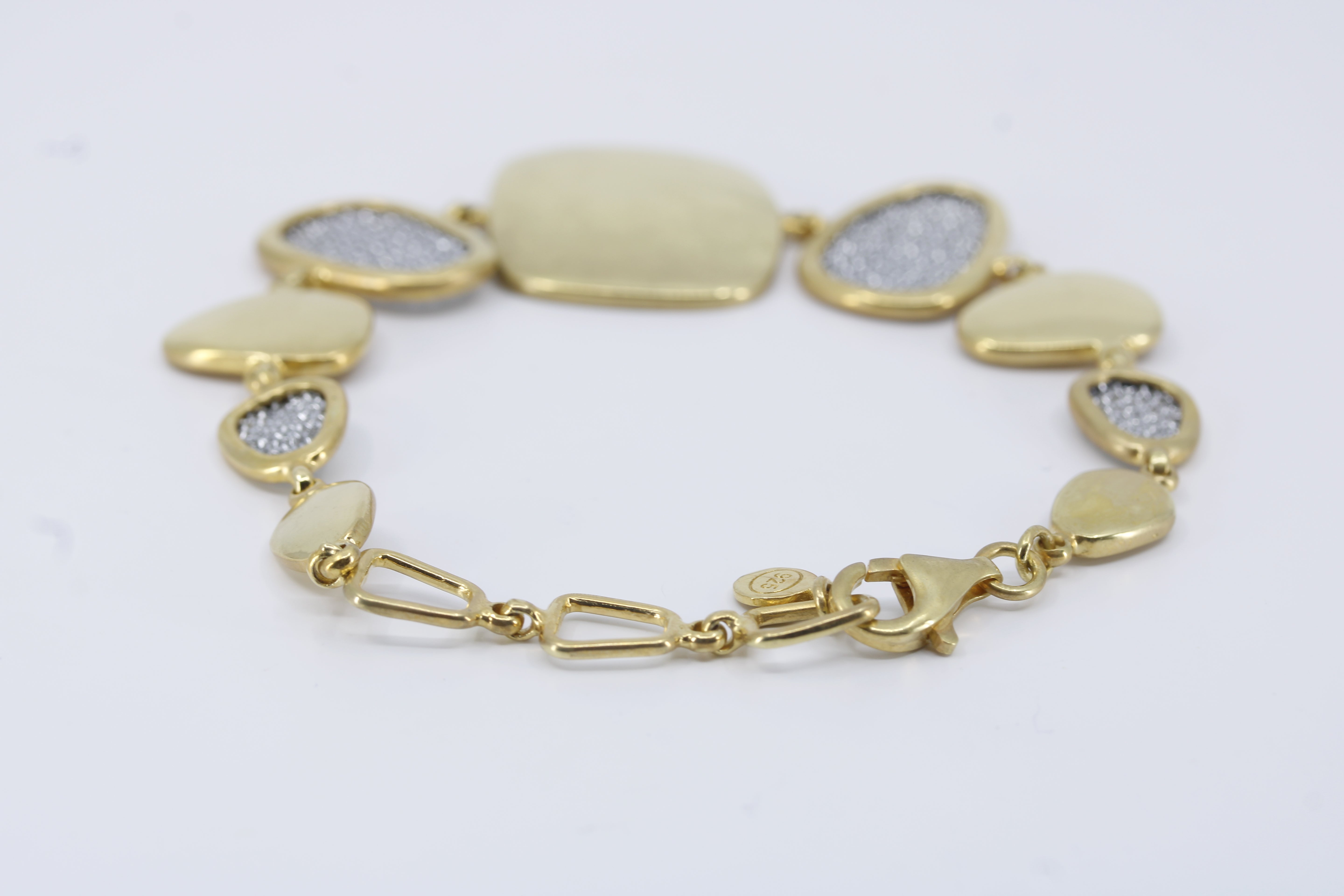 Vento 18K Gold Vermeil Statement Link Bracelet
