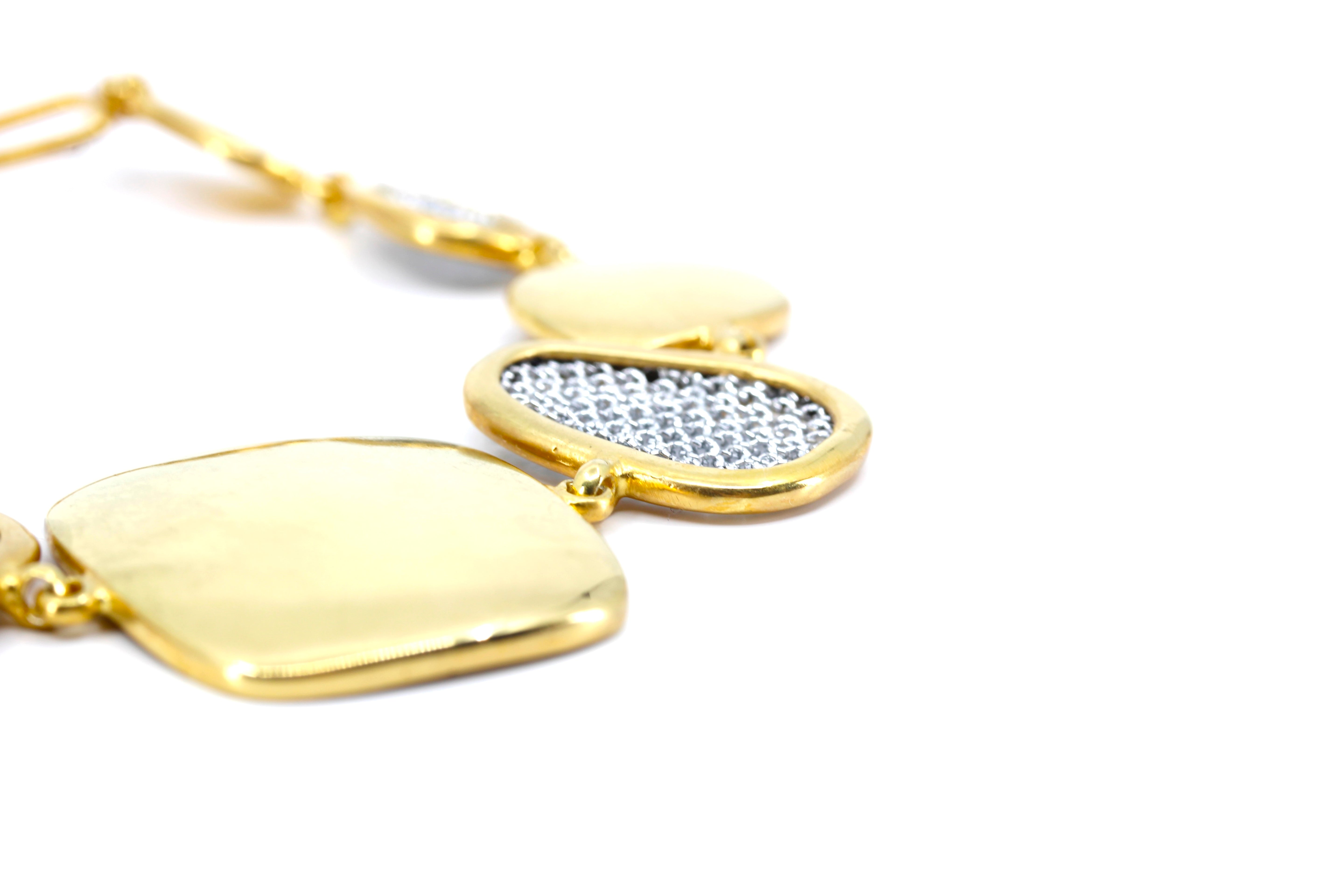 AIMA 18K Gold Vermeil Statement Link Bracelet