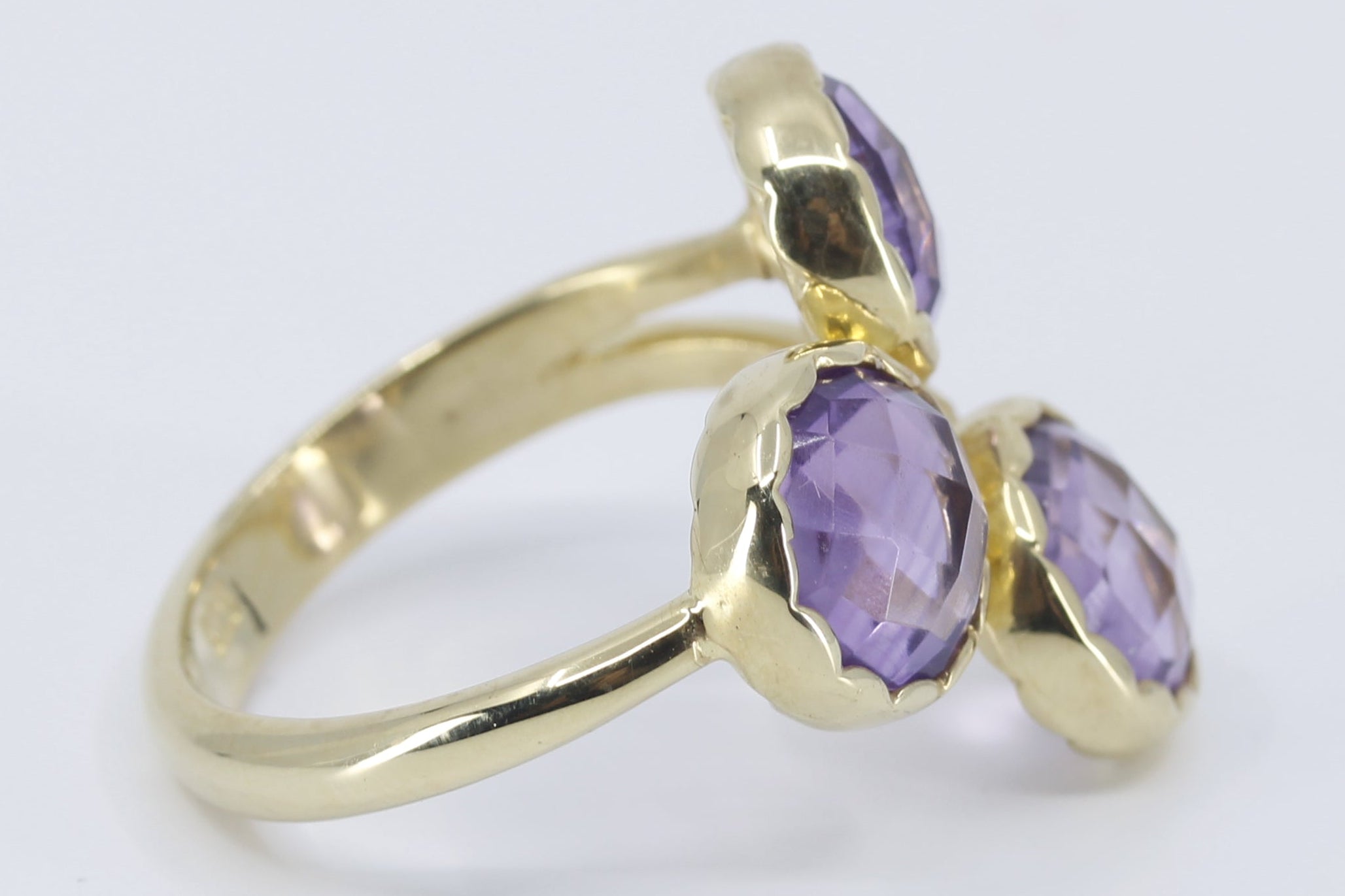 ETHERNA 18K Gold Vermeil Amethyst Brunch Ring