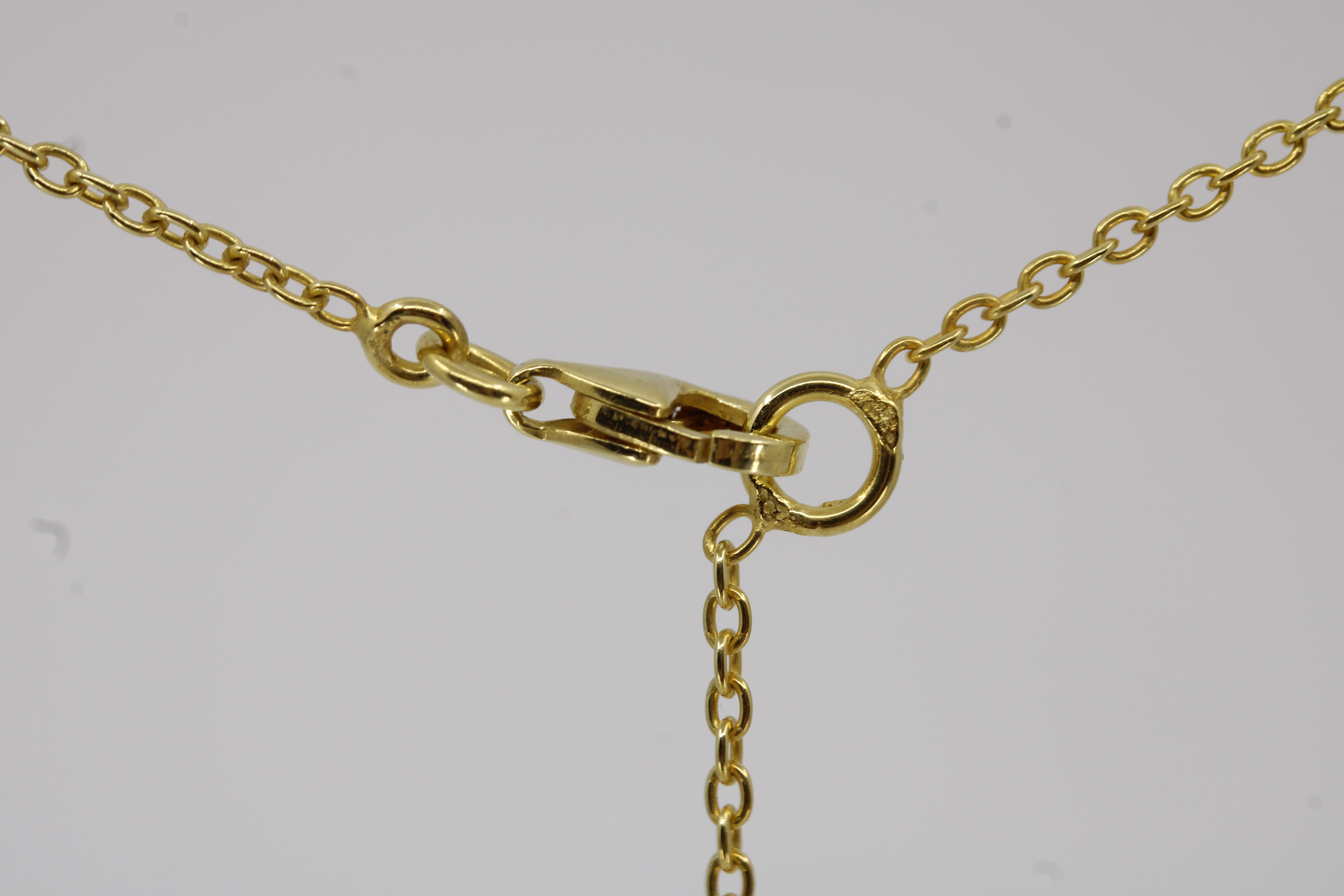 Luce Bezel Pendant Necklace with Peridot