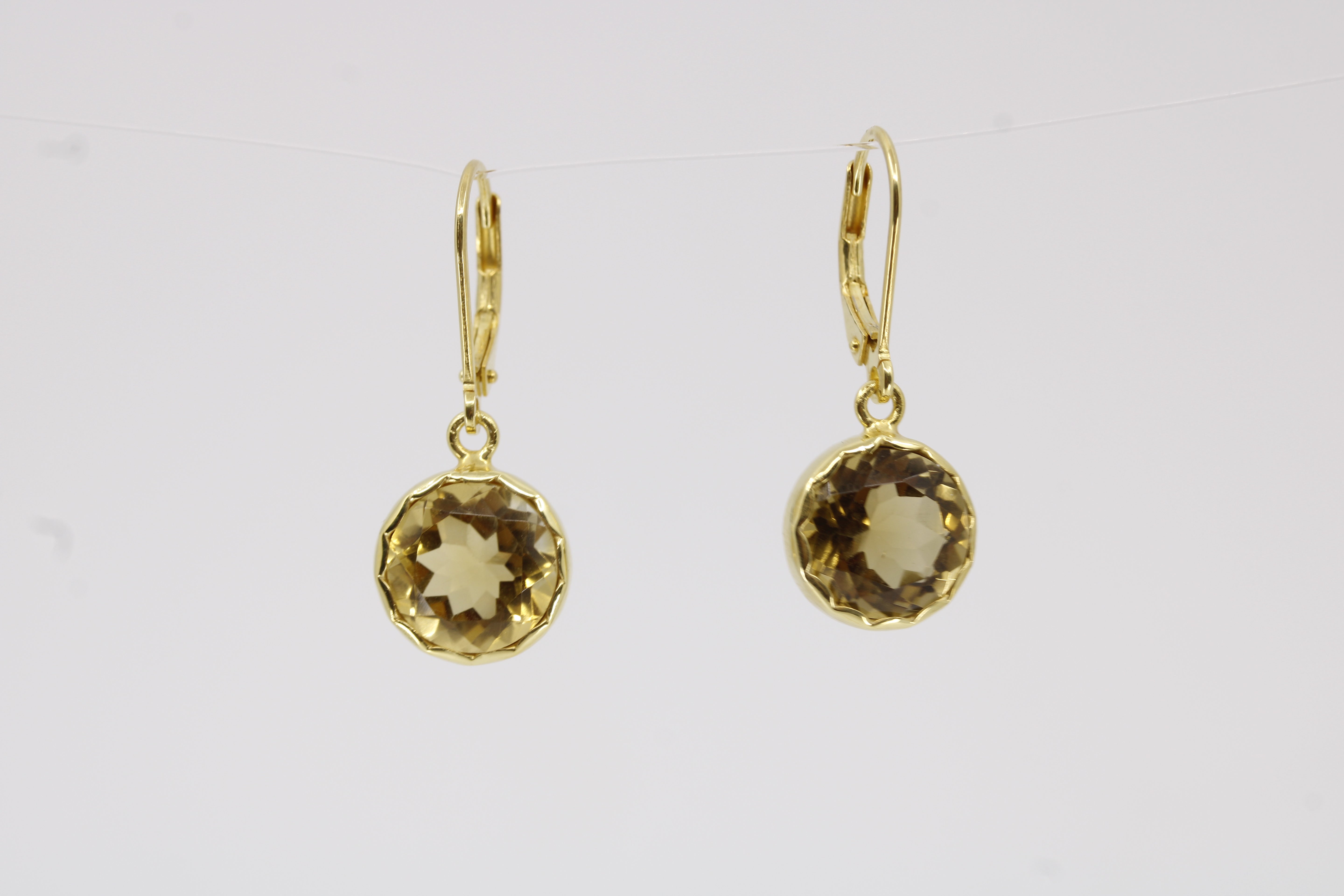 Il Gattopardo 18K Gold Vermeil Bold Drop Earring with Citrine