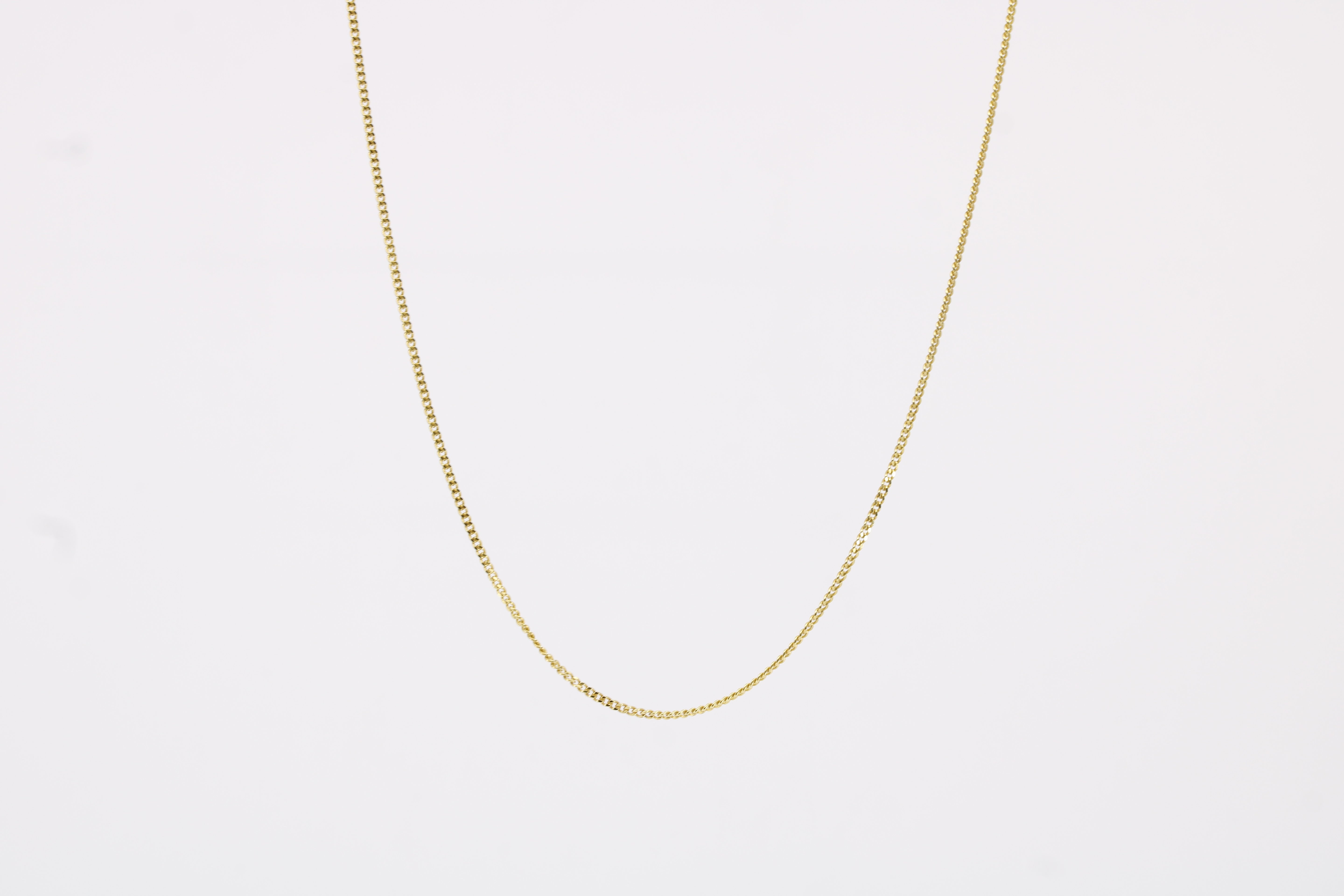 Linea 18K Gold Vermeil Thin Curb Chain Necklace