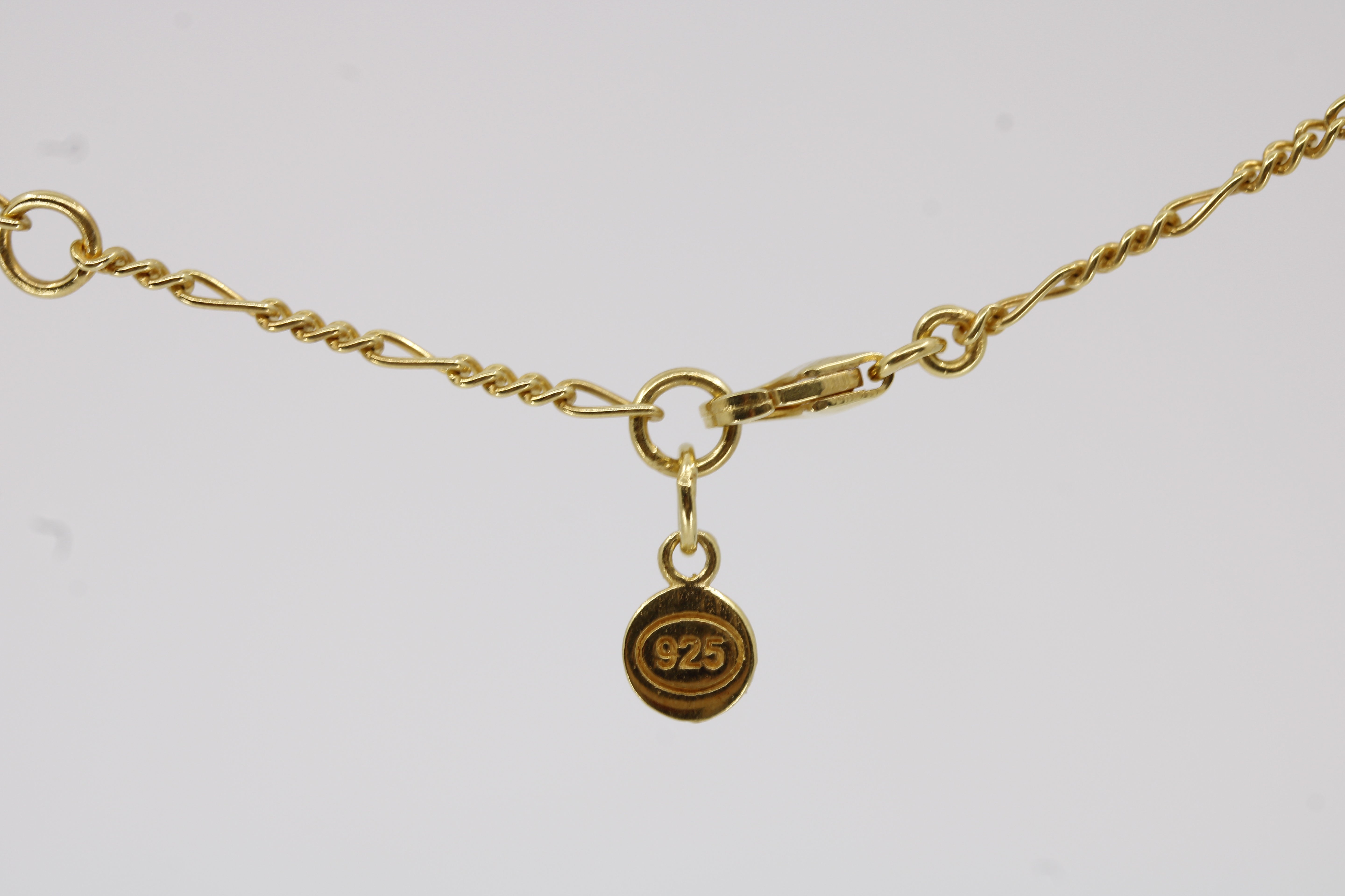 Linea 18K Gold Vermeil Slim Figaro Chain Bracelet