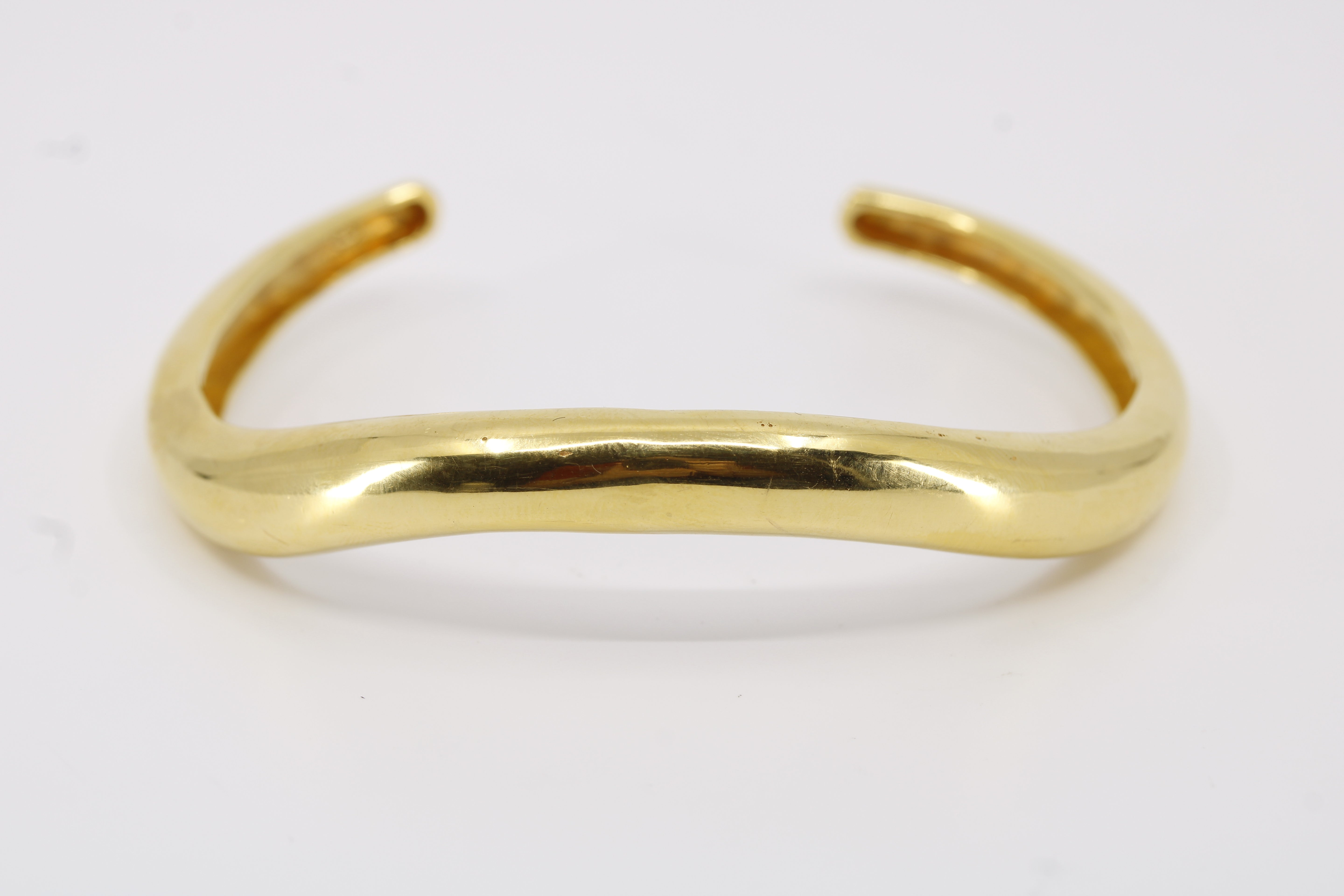 Linea 18K Gold Vermeil Waved Band Bracelet