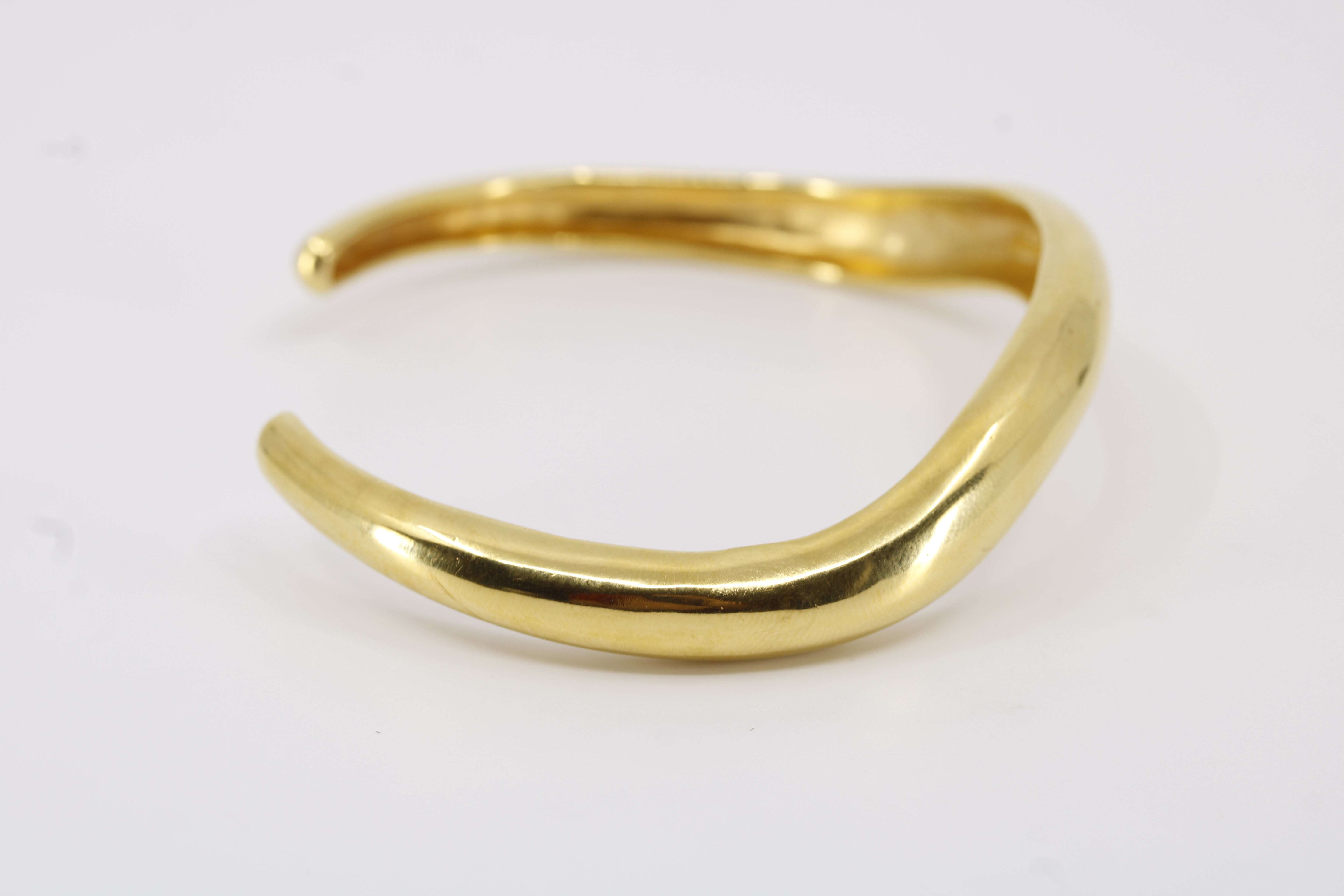 Linea 18K Gold Vermeil Waved Band Bracelet