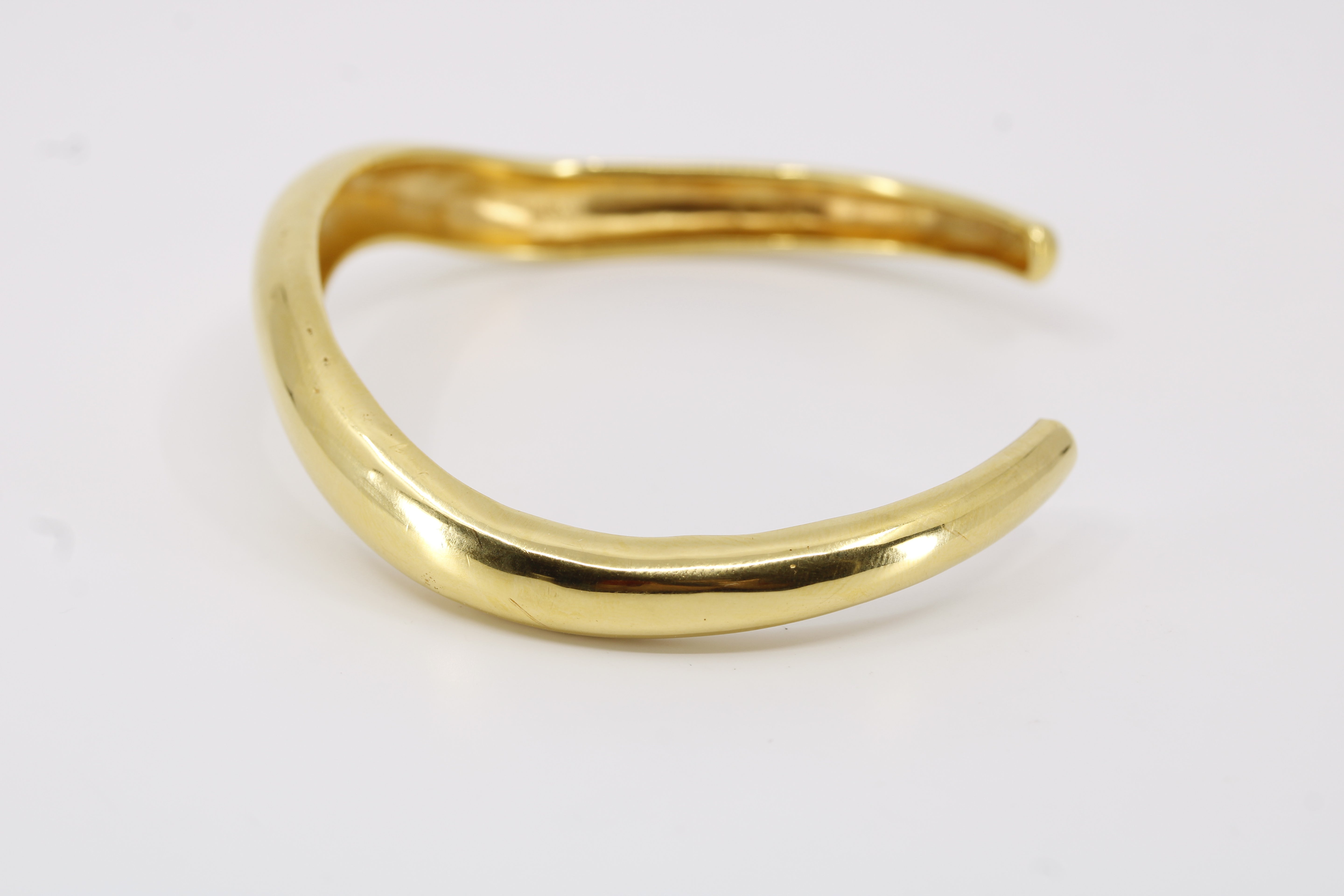 Linea 18K Gold Vermeil Waved Band Bracelet