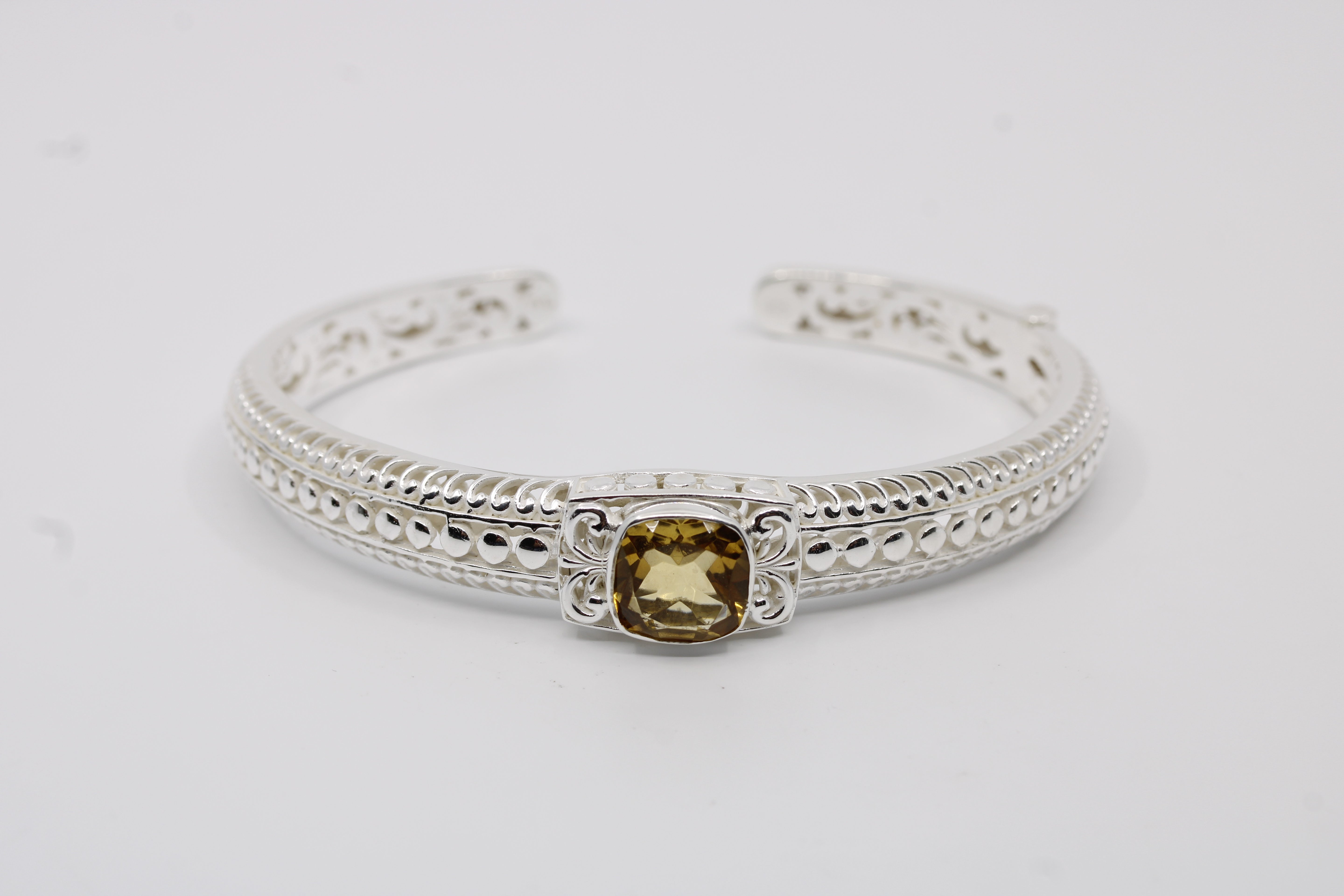 Casa Bali Citrine Cuff Bracelet