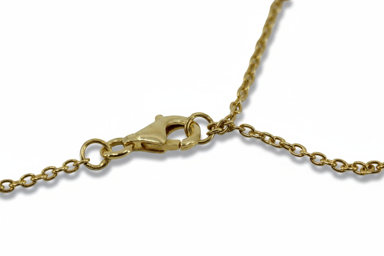 AURORA Single-Stone Station Necklace with Amethyst