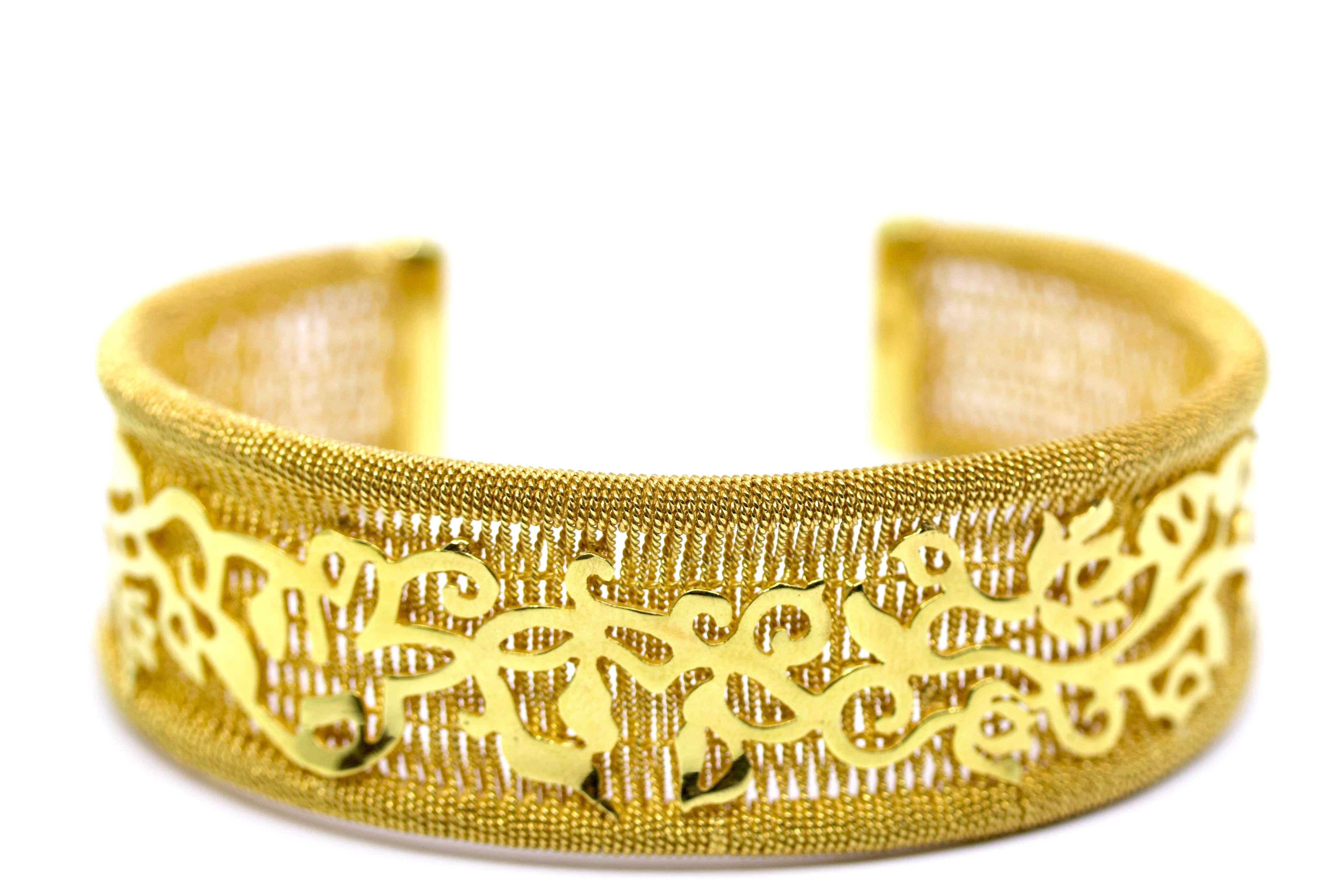 RICAMI 18K Gold Vermeil Cuff Bracelet