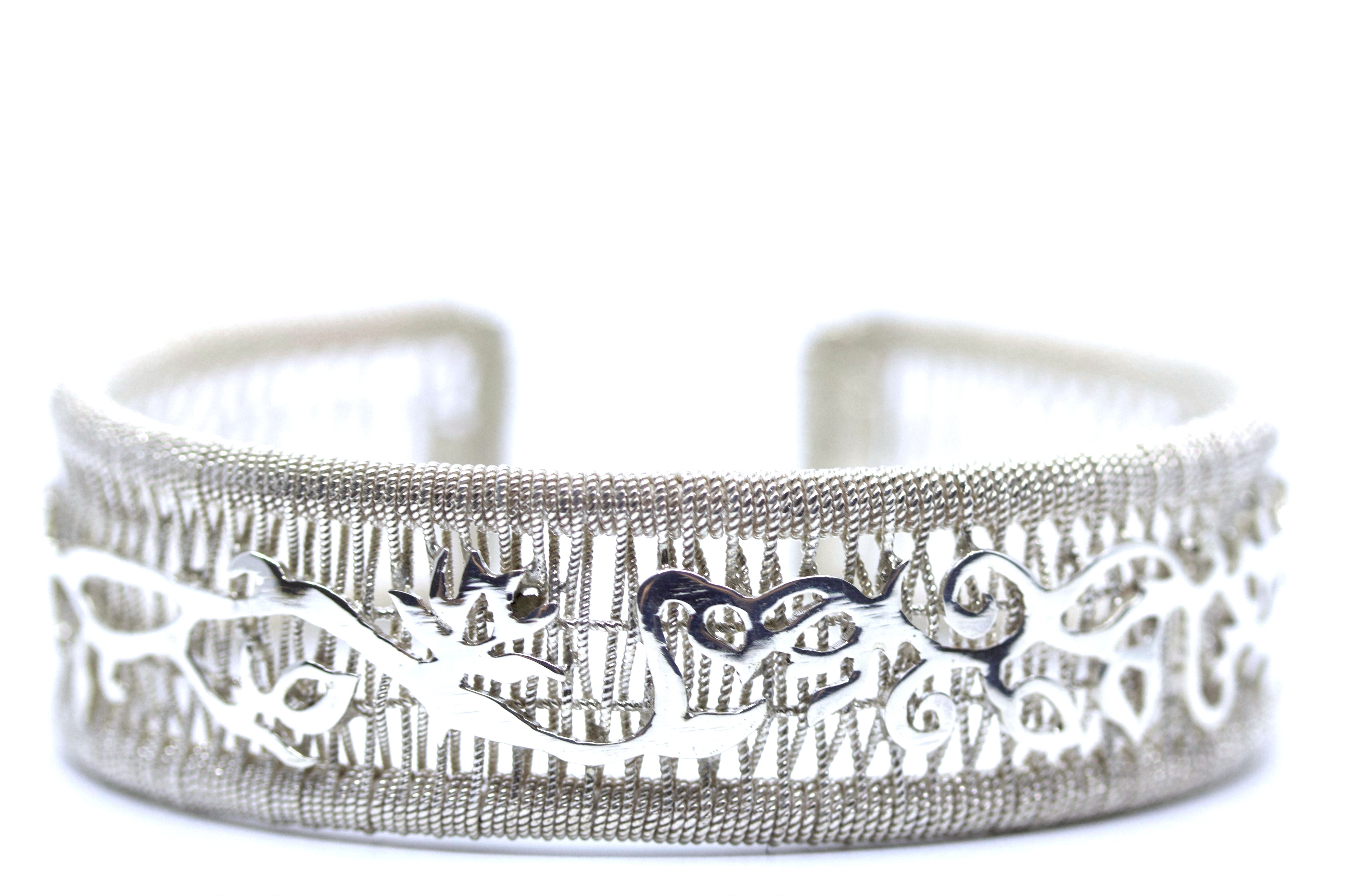 HIMALAYA Sterling Silver Small Ricami Bracelet
