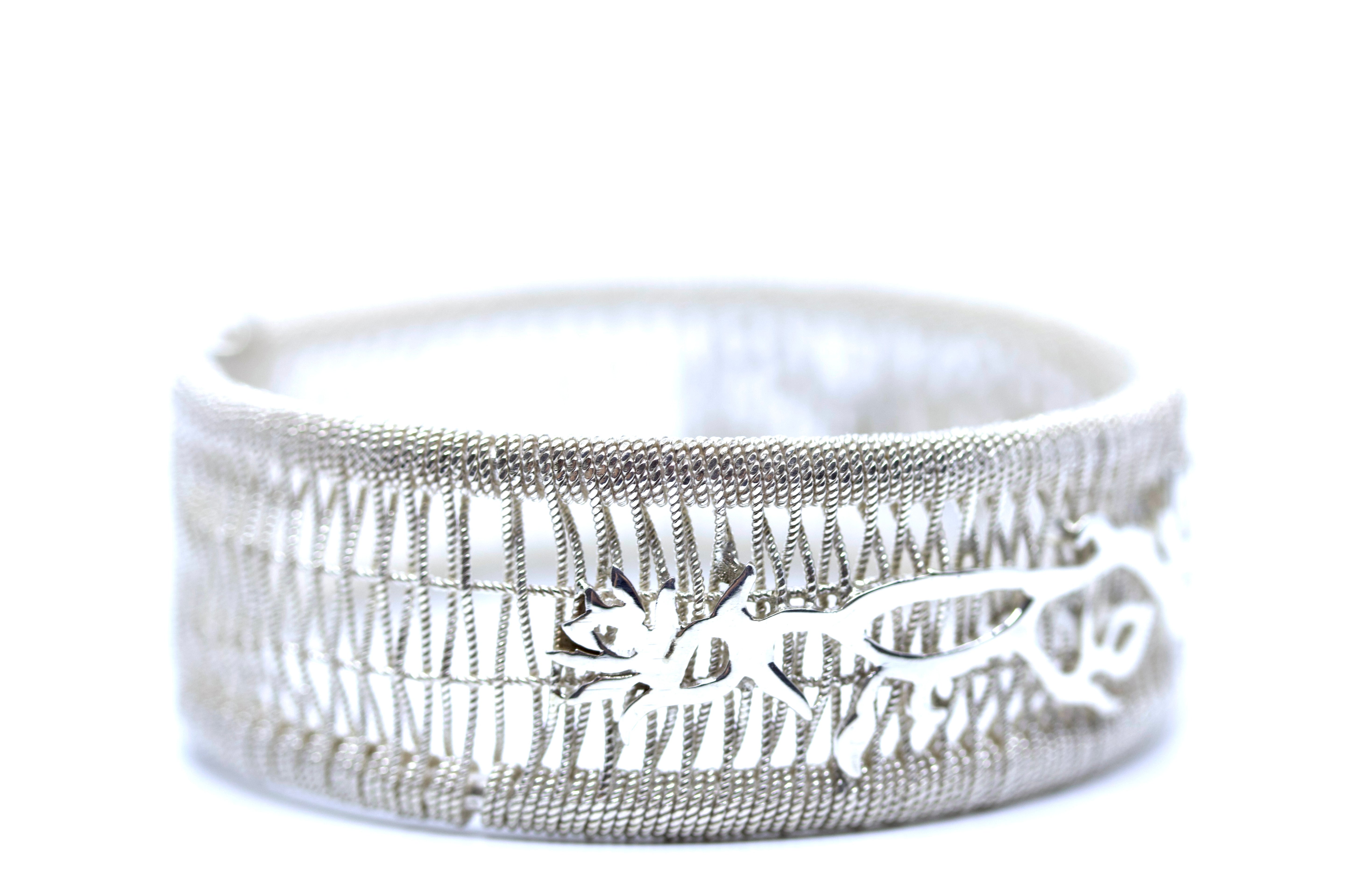 HIMALAYA Sterling Silver Small Ricami Bracelet