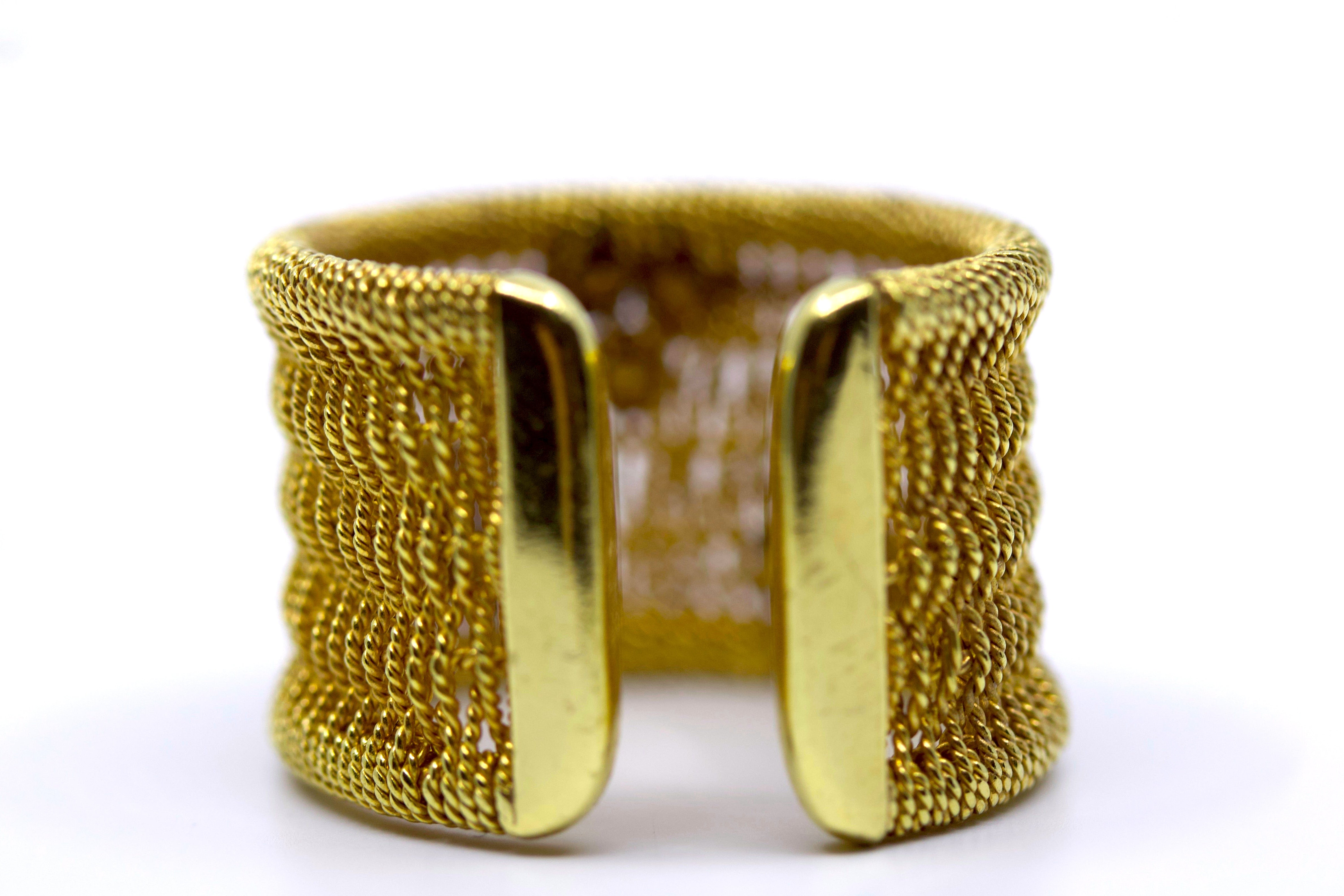 RICAMI 18K Gold Vermeil Ring with Diamonds