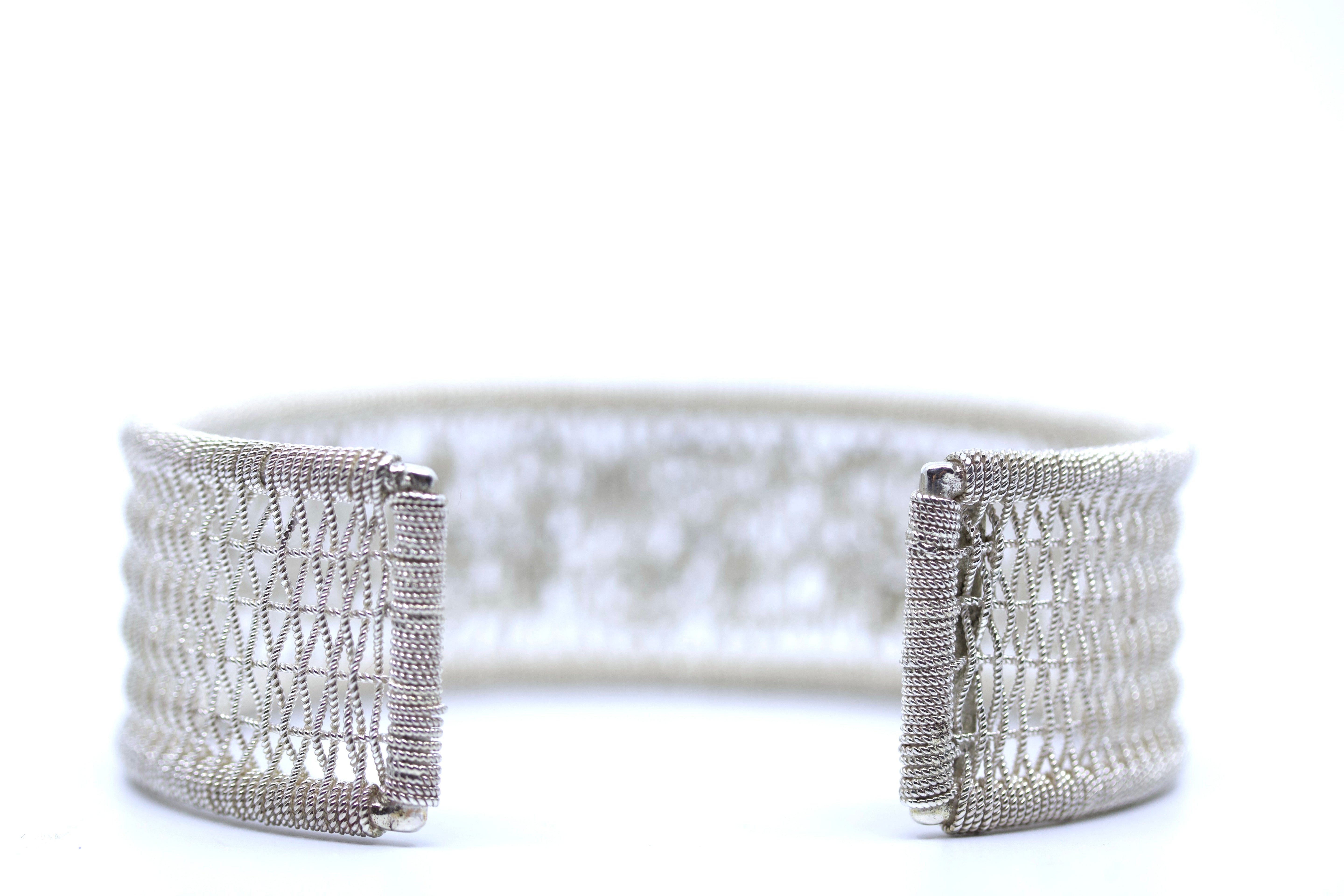 HIMALAYA Sterling Silver Medium Ricami Bracelet