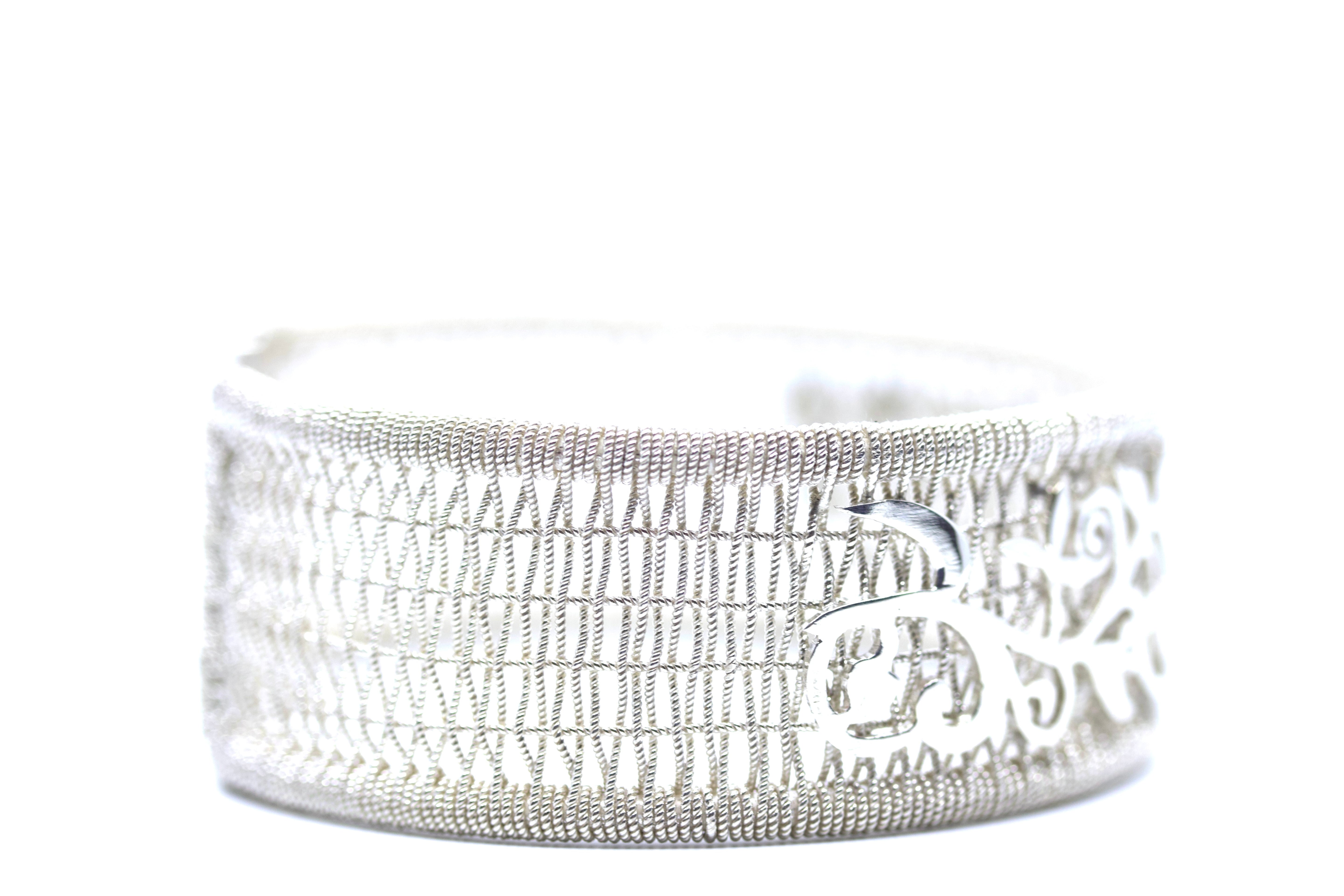 HIMALAYA Sterling Silver Medium Ricami Bracelet