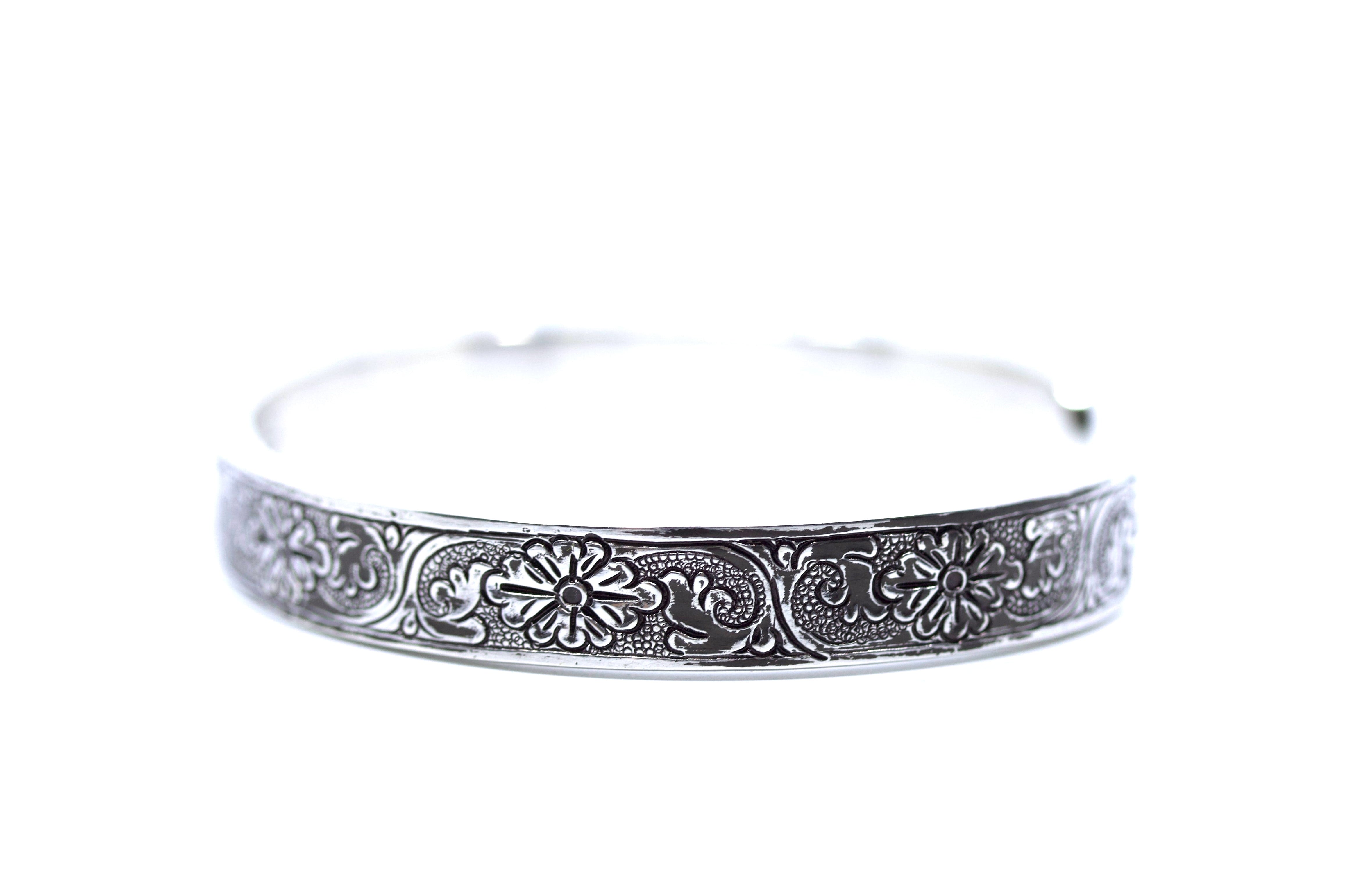 HIMALAYA Sterling Silver Medium Cuff Bracelet