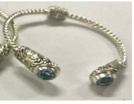 Casa Bali 18K Gold Vermeil Peridot Rope Cuff Bracelet