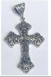 Casa Bali 18K Gold Vermeil Filigree Cross Pendant