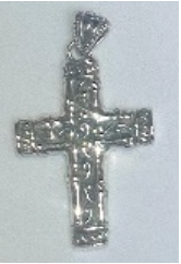 Casa Bali Relief Cross Pendant