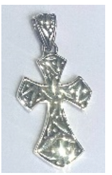Casa Bali Forged Cross Pendant