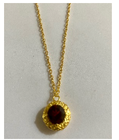 Il Gattopardo Blue Topaz Pendant Necklace