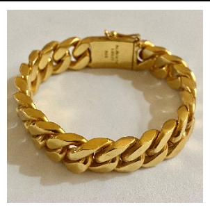 Casa Bali 18K Gold Vermeil Curb Chain Bracelet