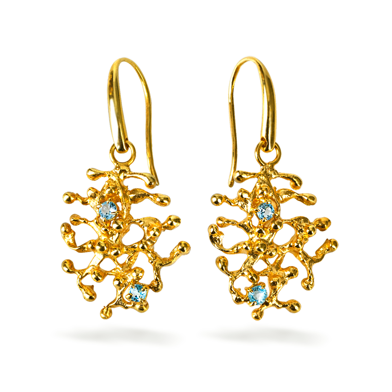 NURAI Earring with Topaz