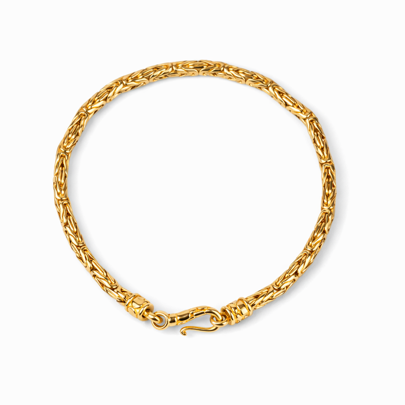 DALILA 18K Gold Vermeil Byzantine Chain Bracelet